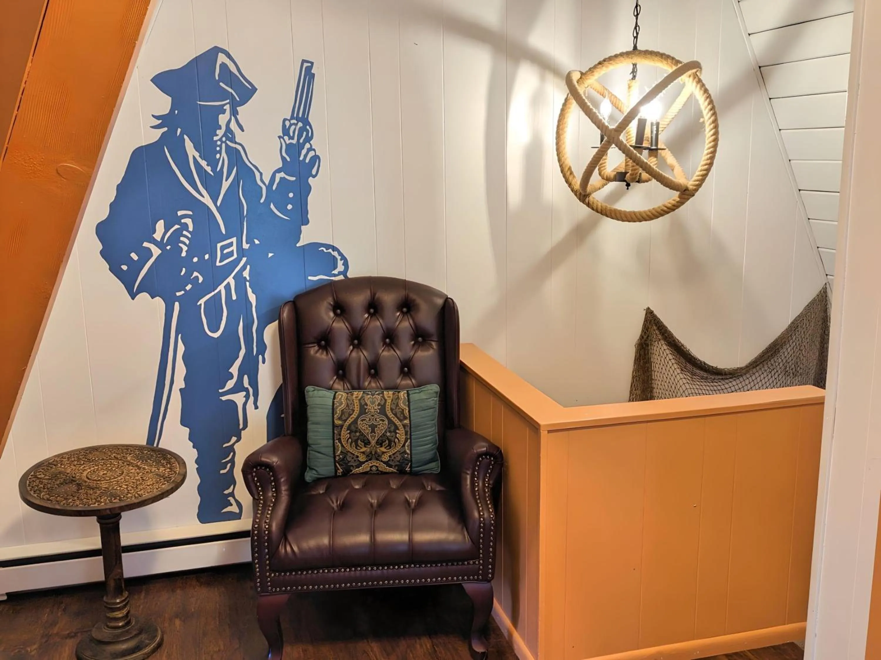 Seating area in Shorebirds Villas