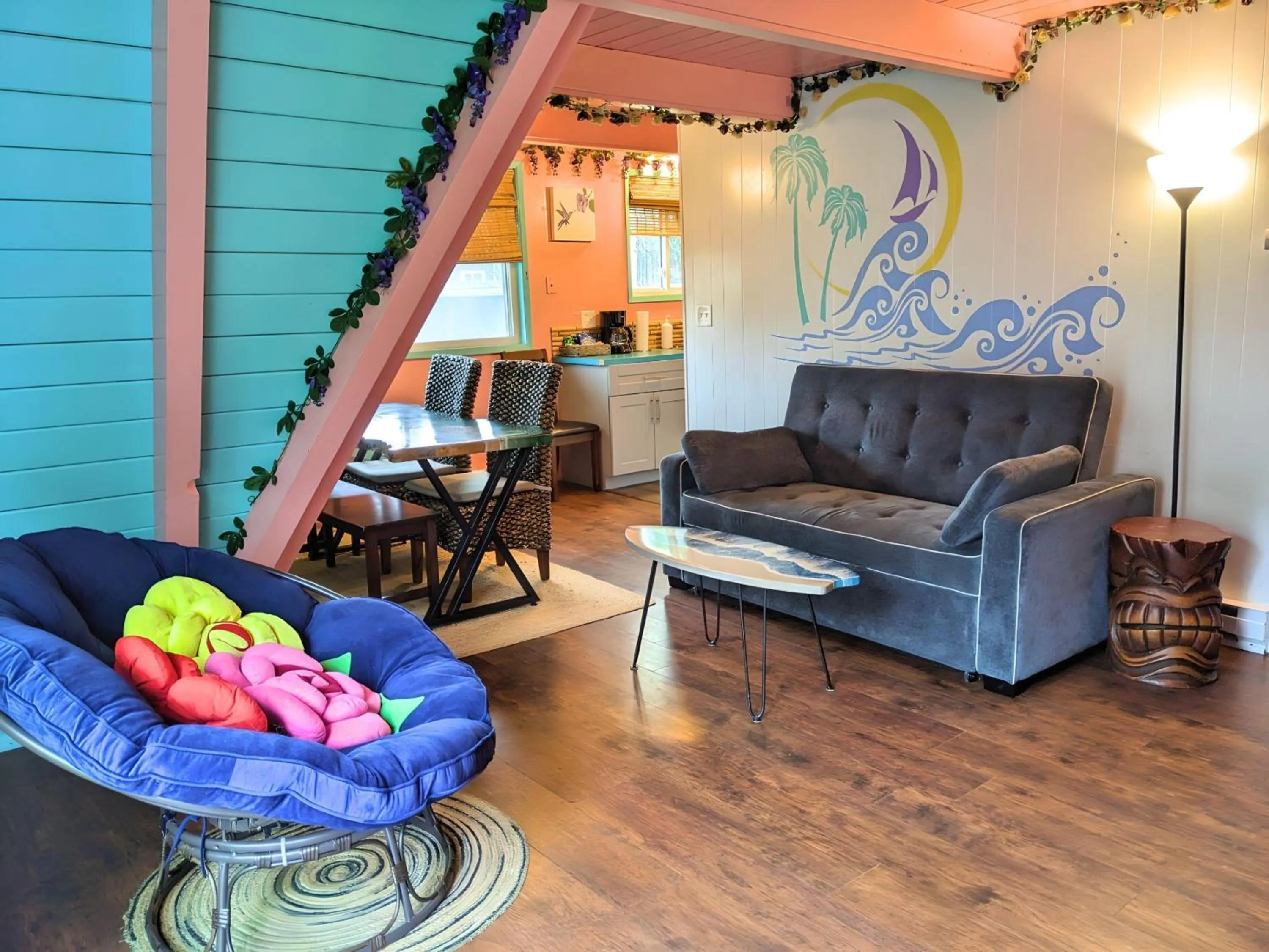 Living room in Shorebirds Villas