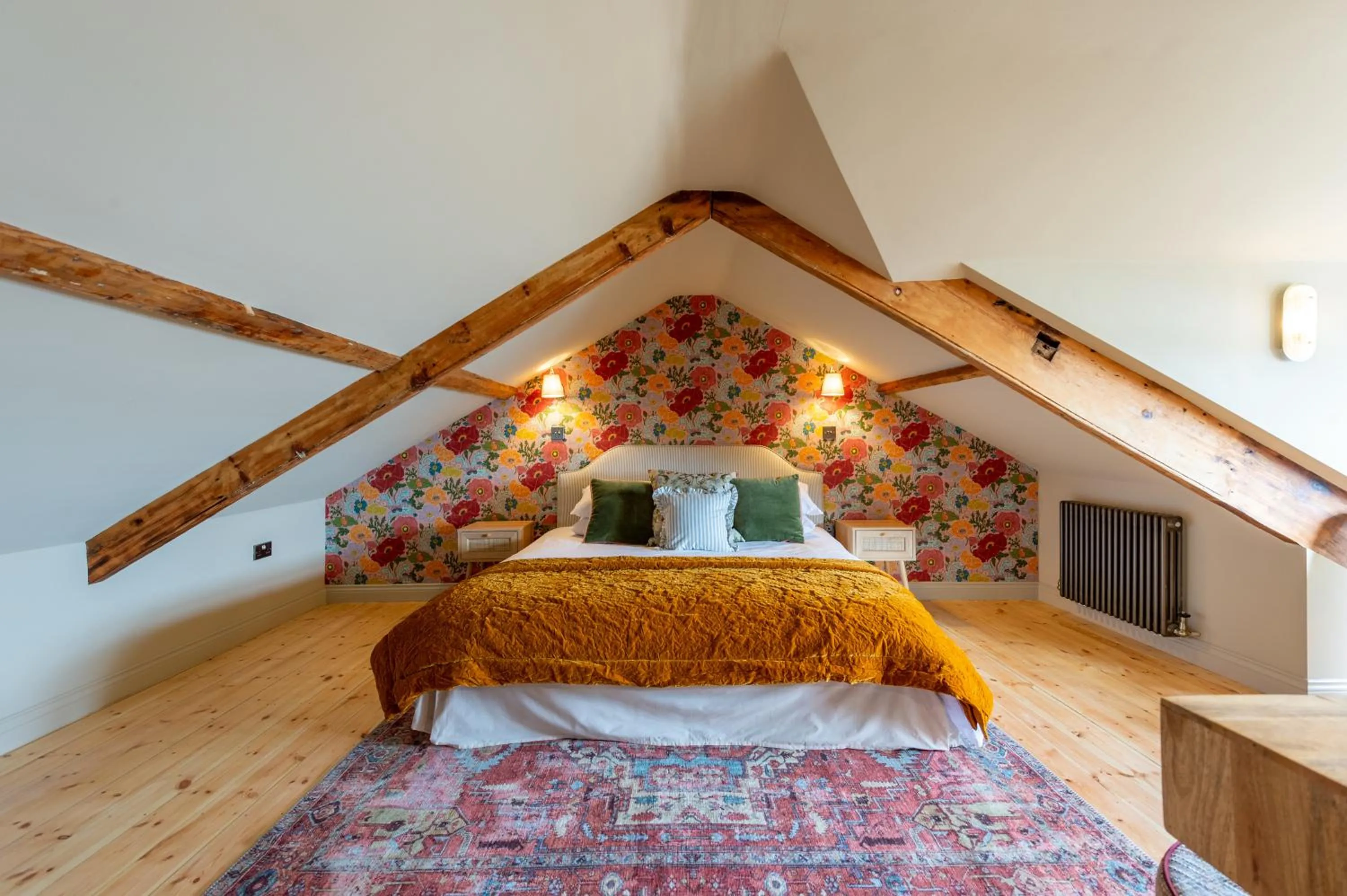 Bed in The Beach House Boutique Hotel