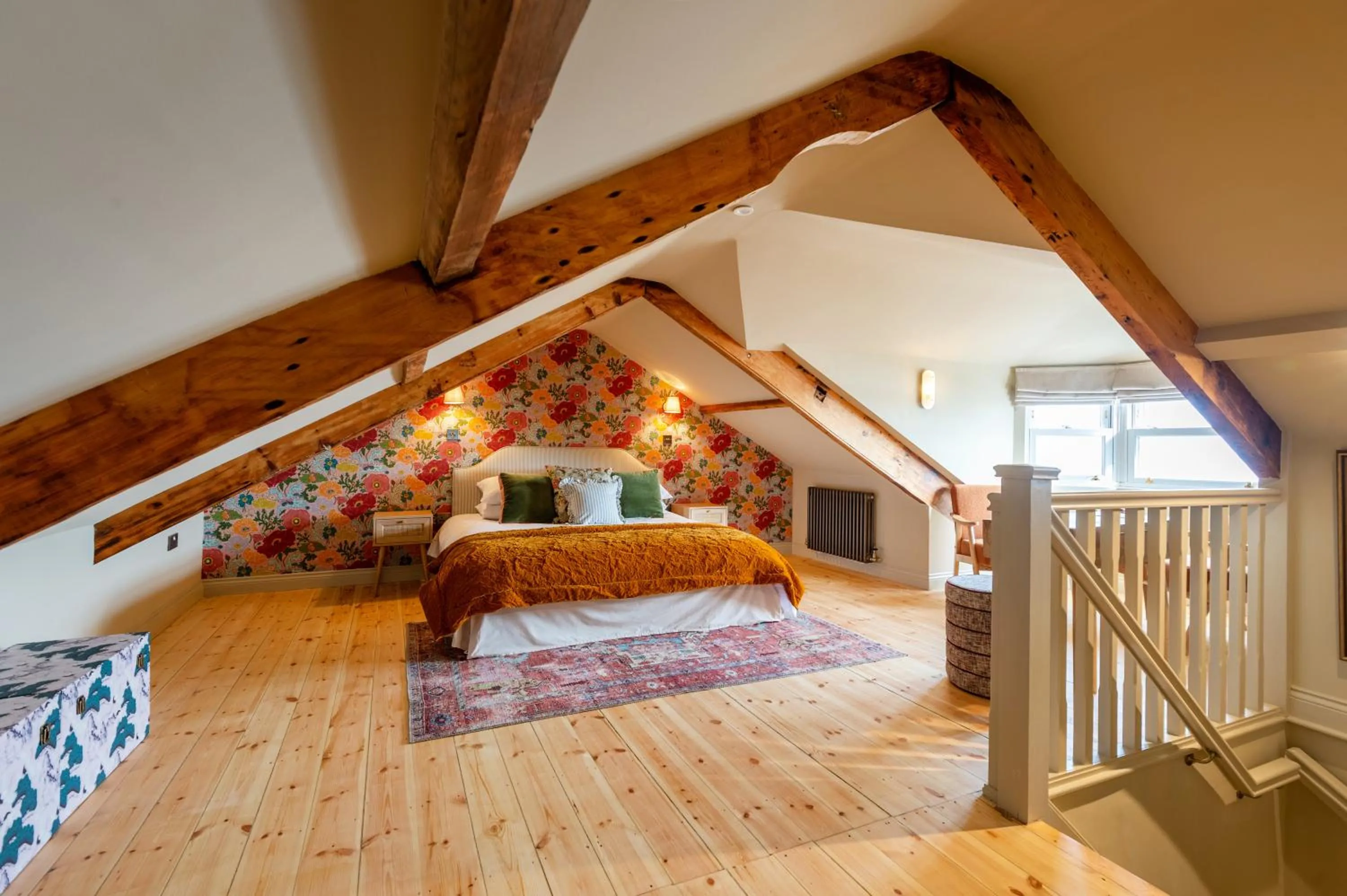 Bed in The Beach House Boutique Hotel