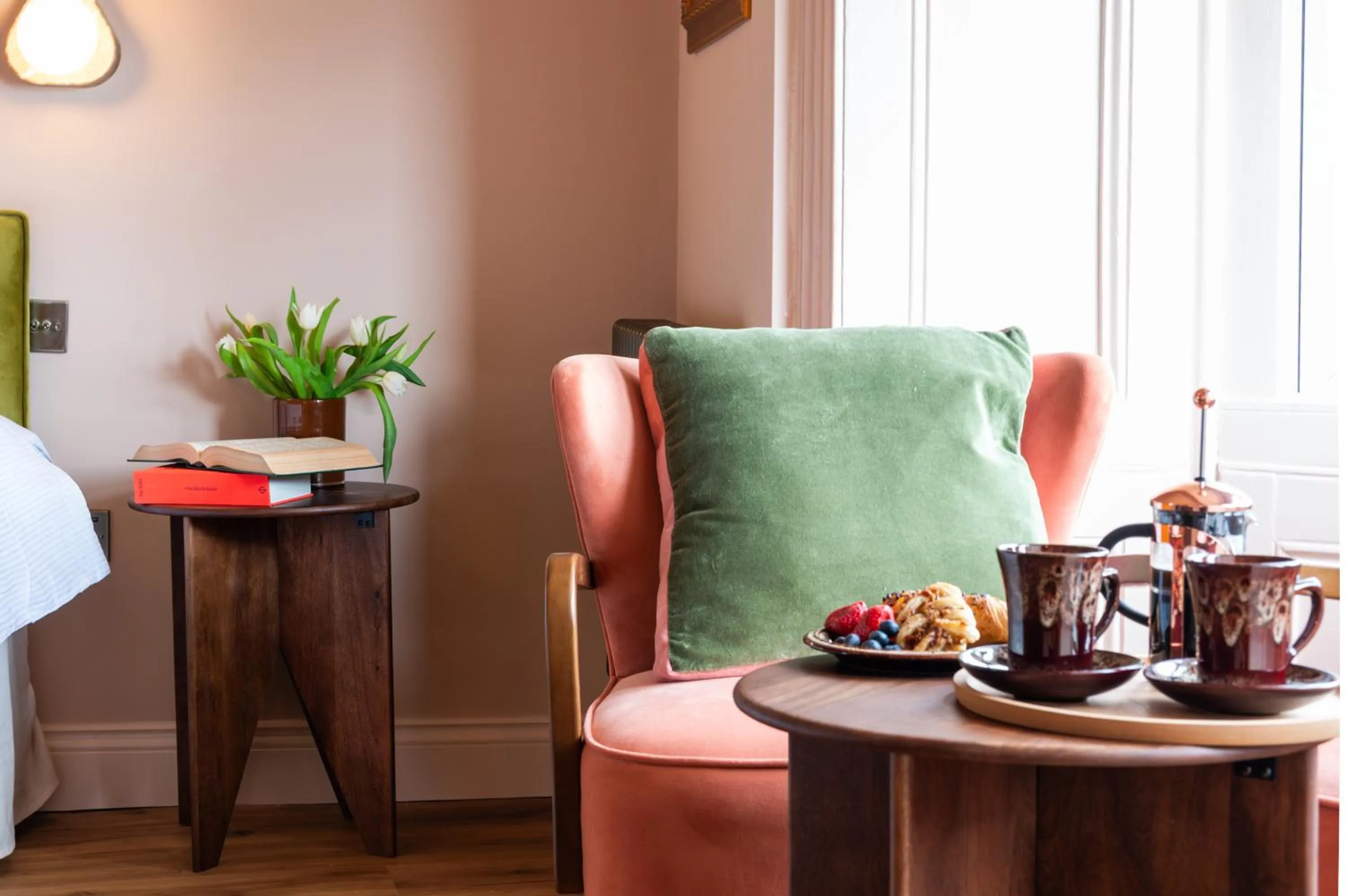 Seating area in The Beach House Boutique Hotel