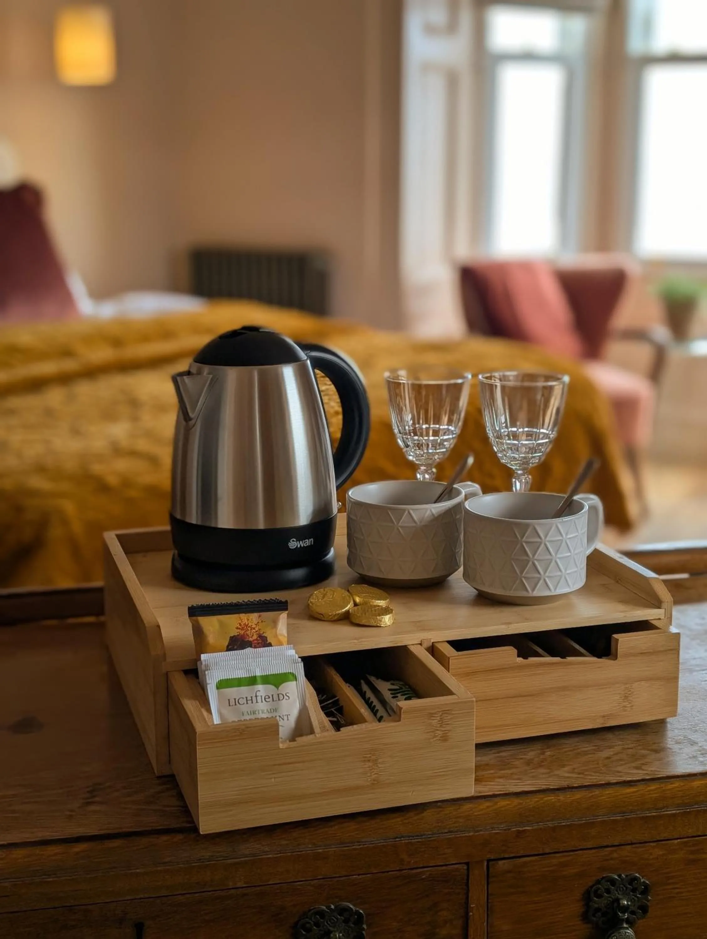 Coffee/tea facilities in The Beach House Boutique Hotel