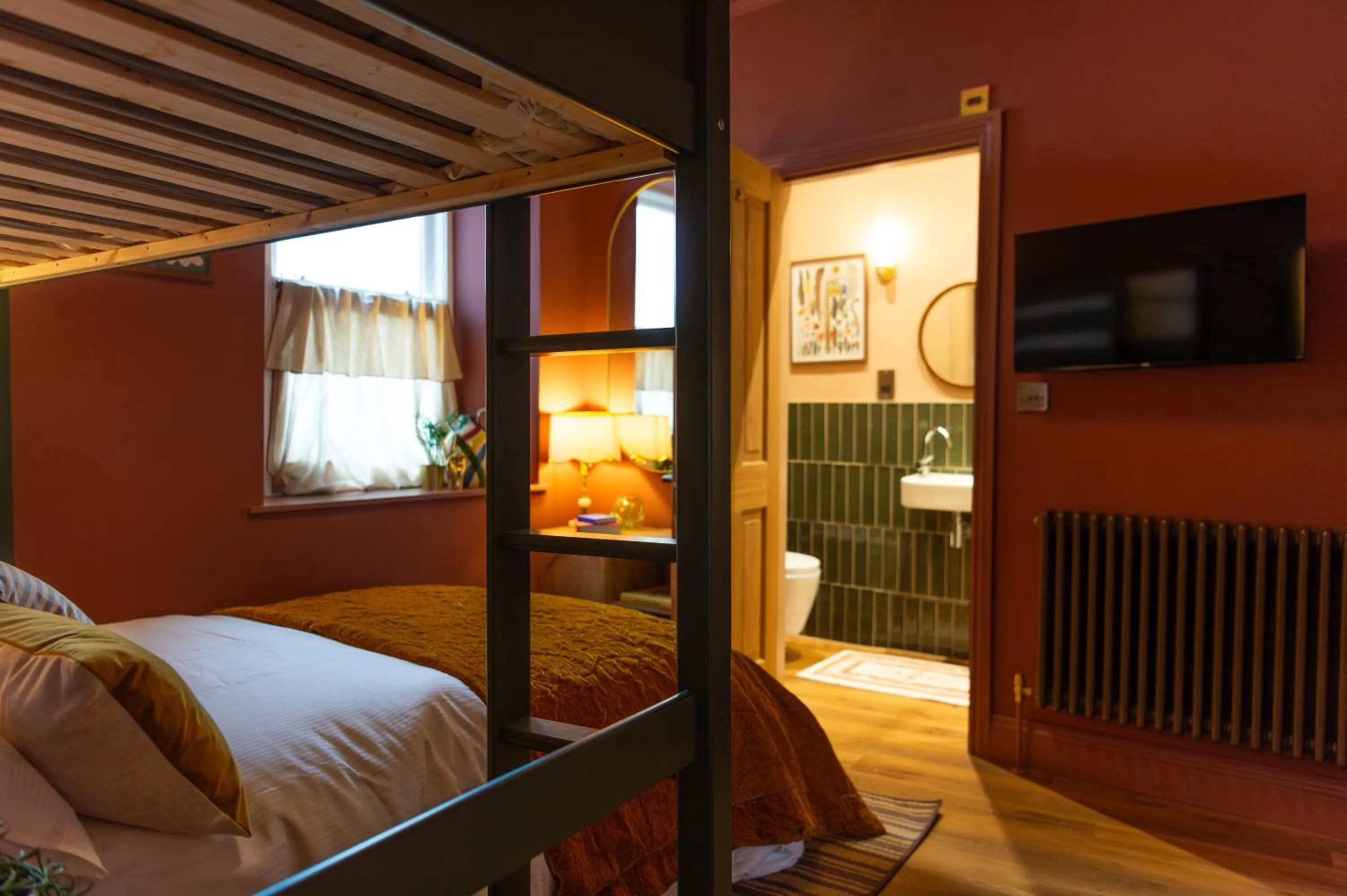 Bed in The Beach House Boutique Hotel