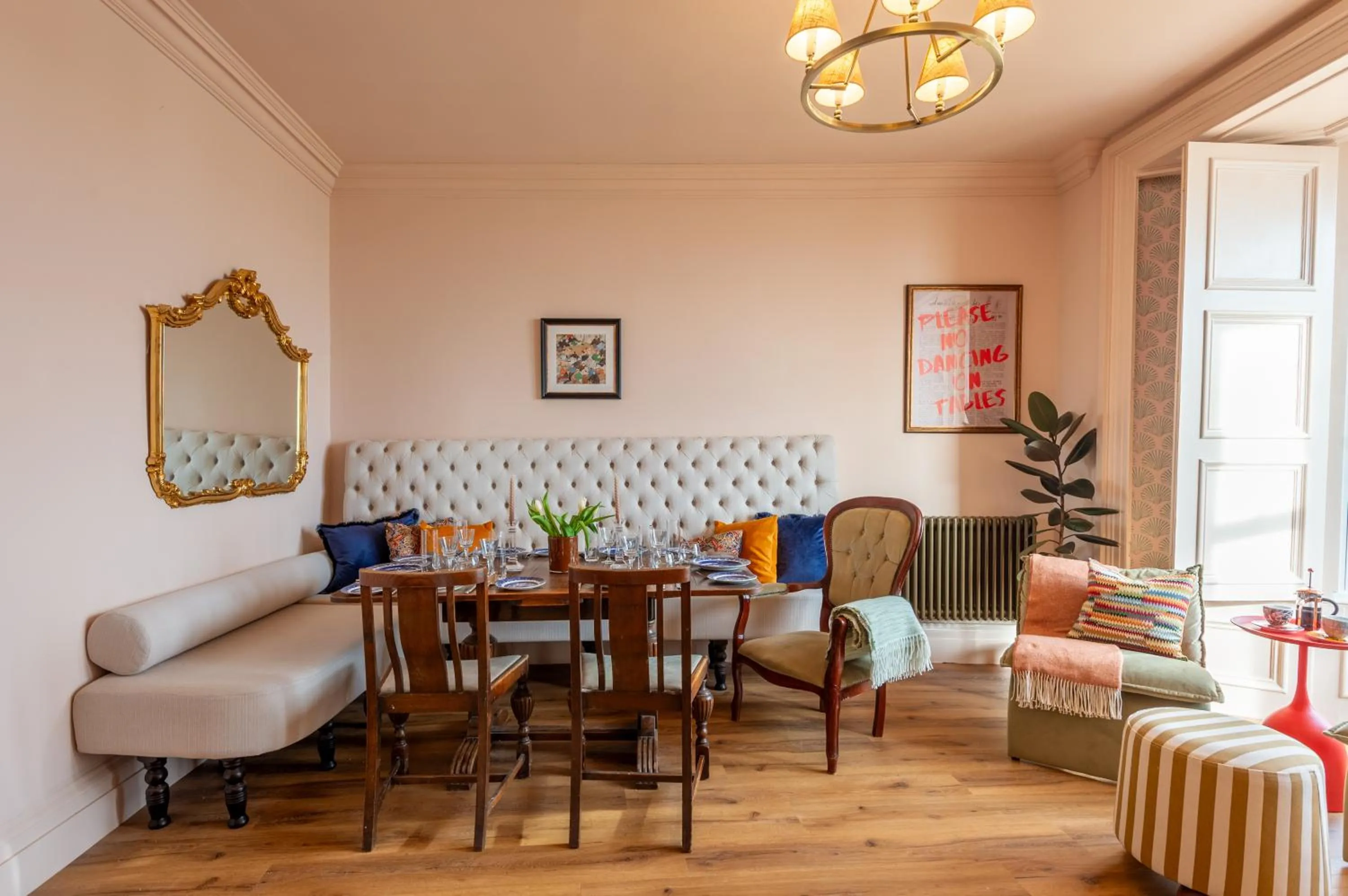 Dining area in The Beach House Boutique Hotel