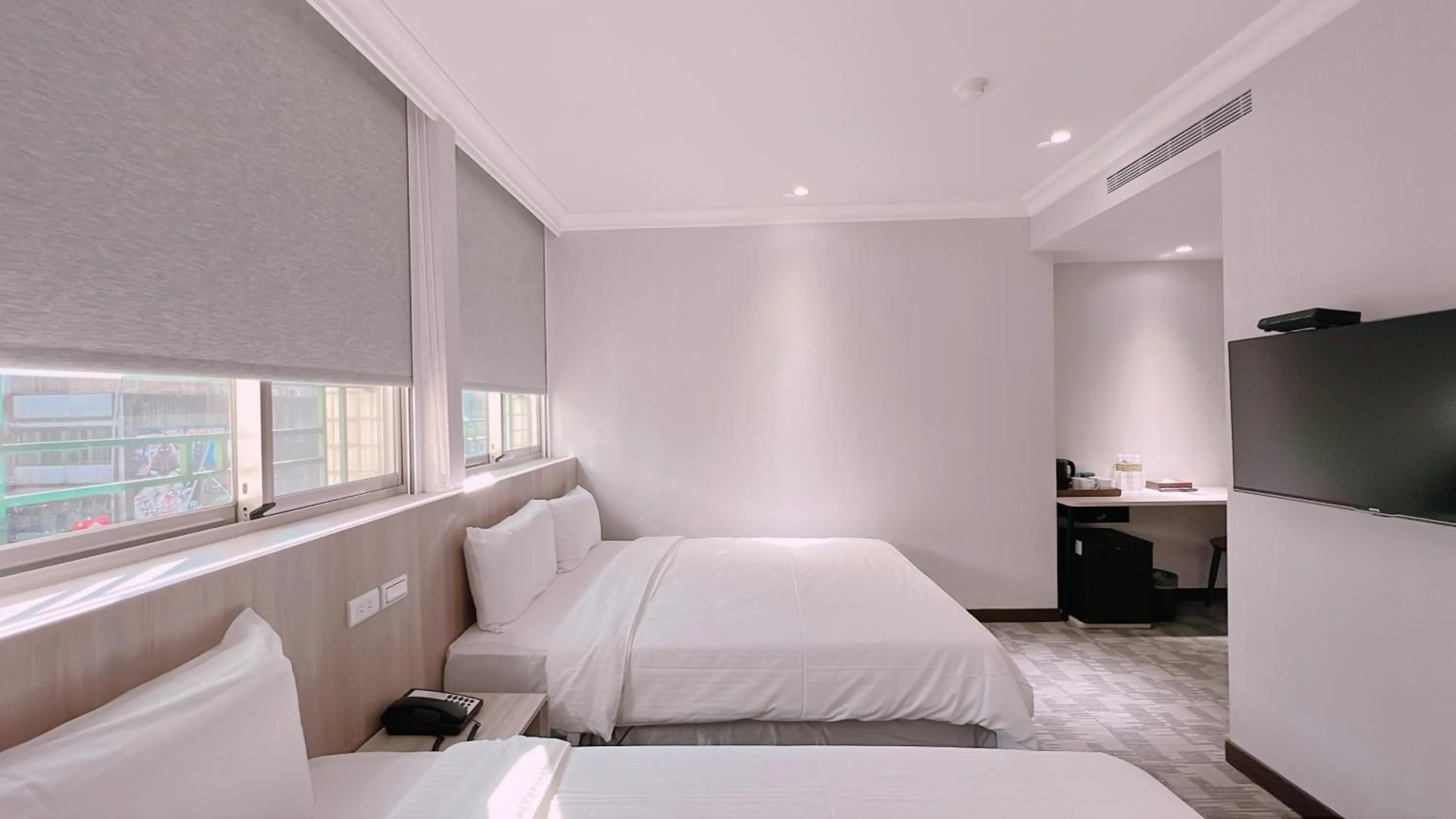 Photo of the whole room, Bed in East Dragon Hotel