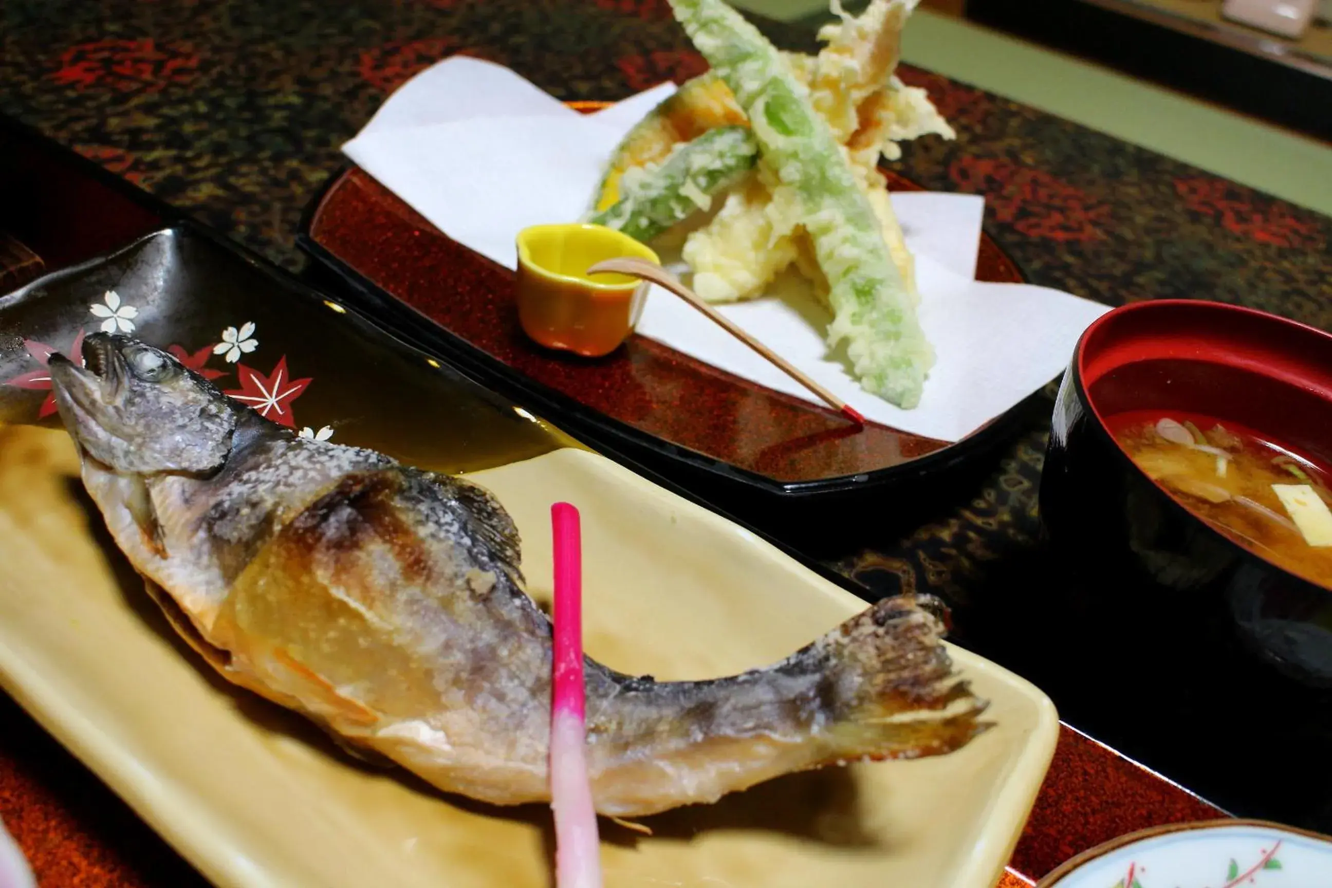 Food close-up in Shinzanso Food close-up in Shinzanso