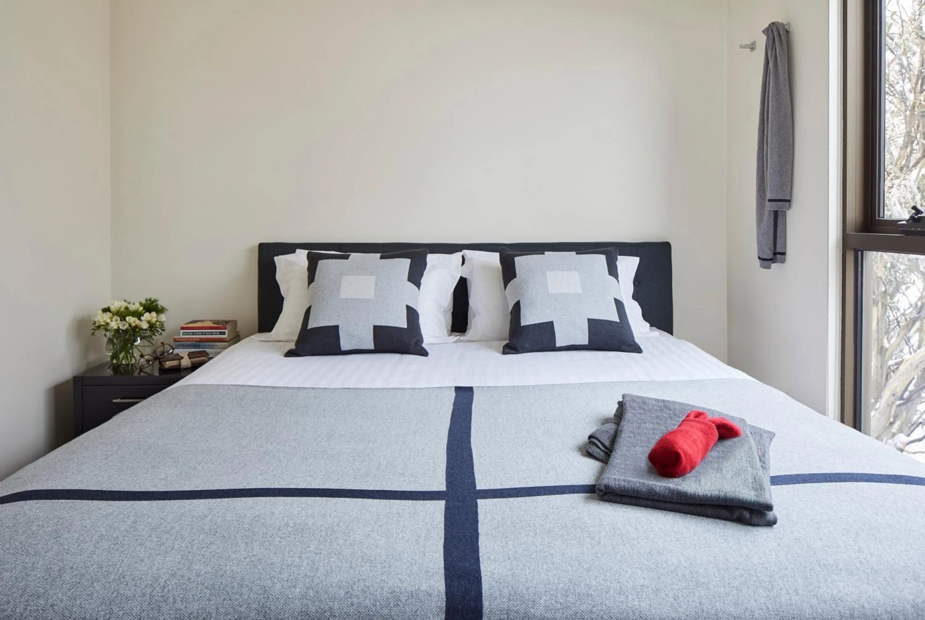 Bed in Breathtaker Hotel and Spa