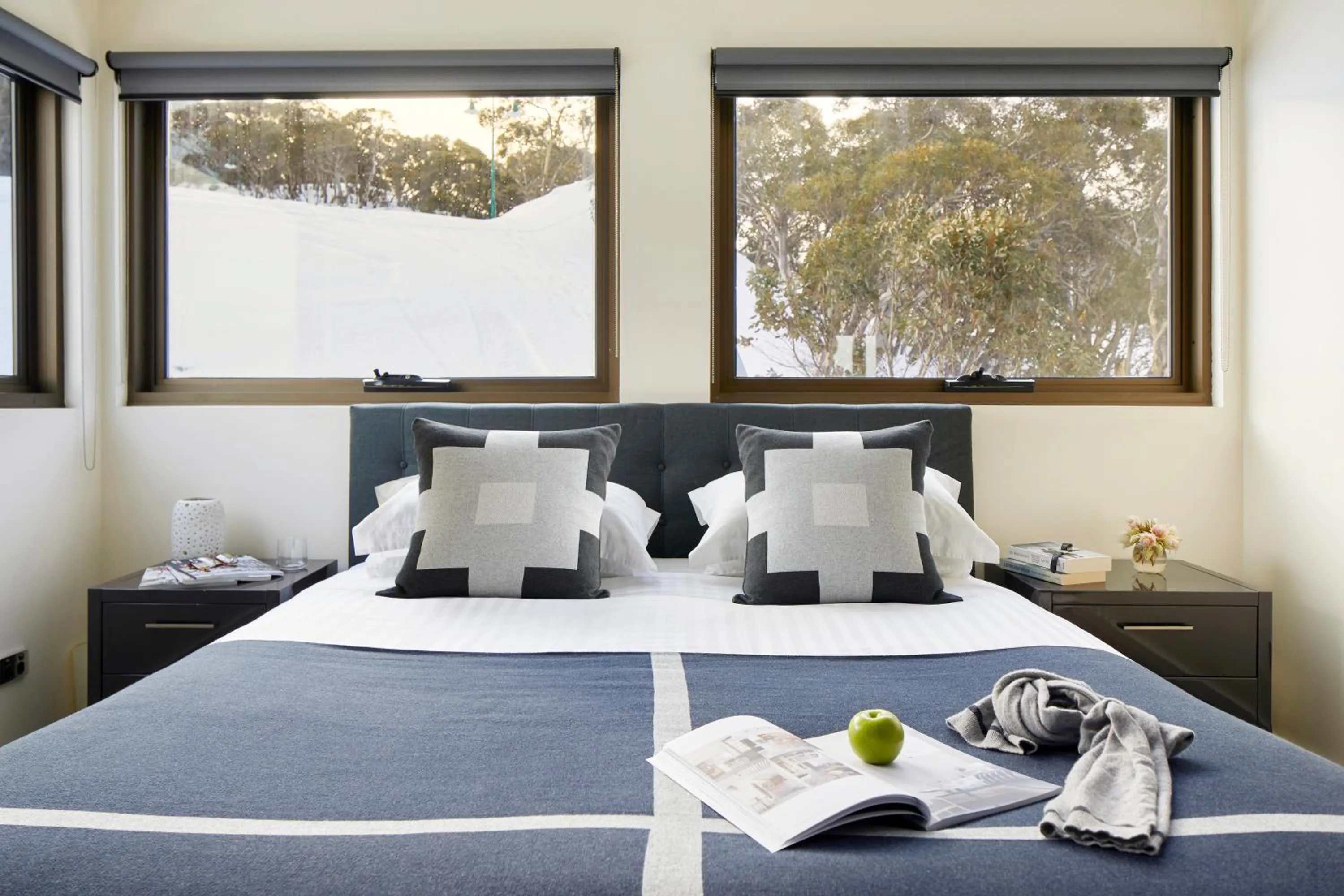 Bed in Breathtaker Hotel and Spa