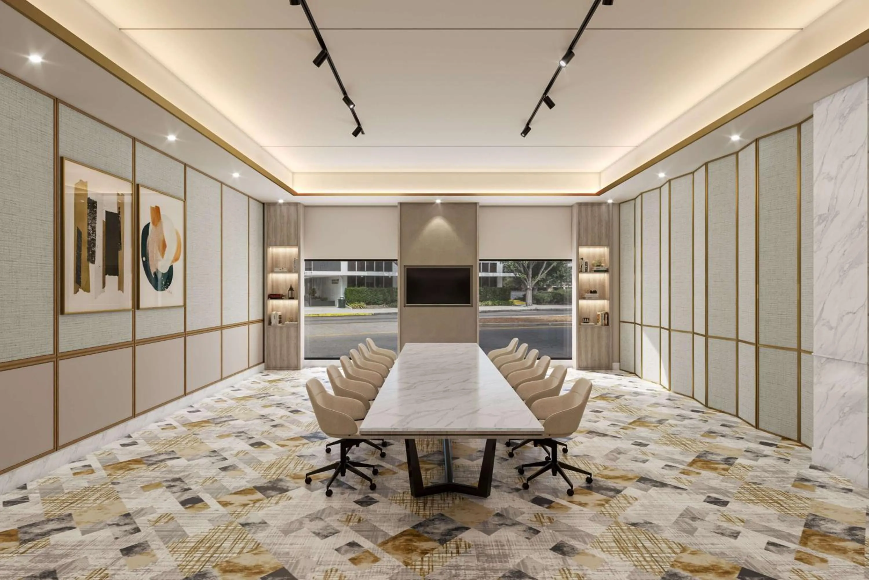 Meeting/conference room in Hilton Garden Inn Jabalpur