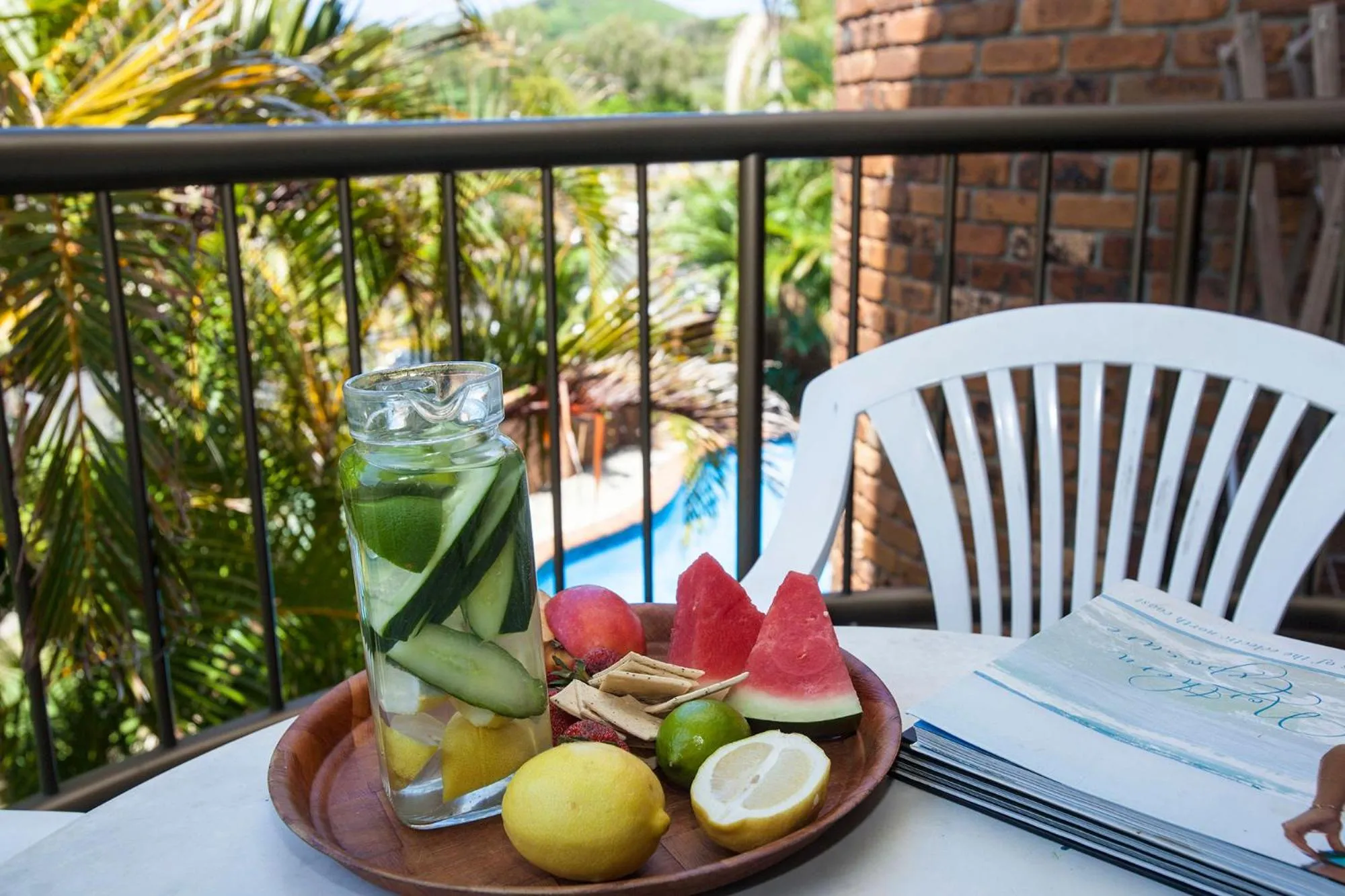 Food in Byron Pacific Apartments - On Clarkes Beach