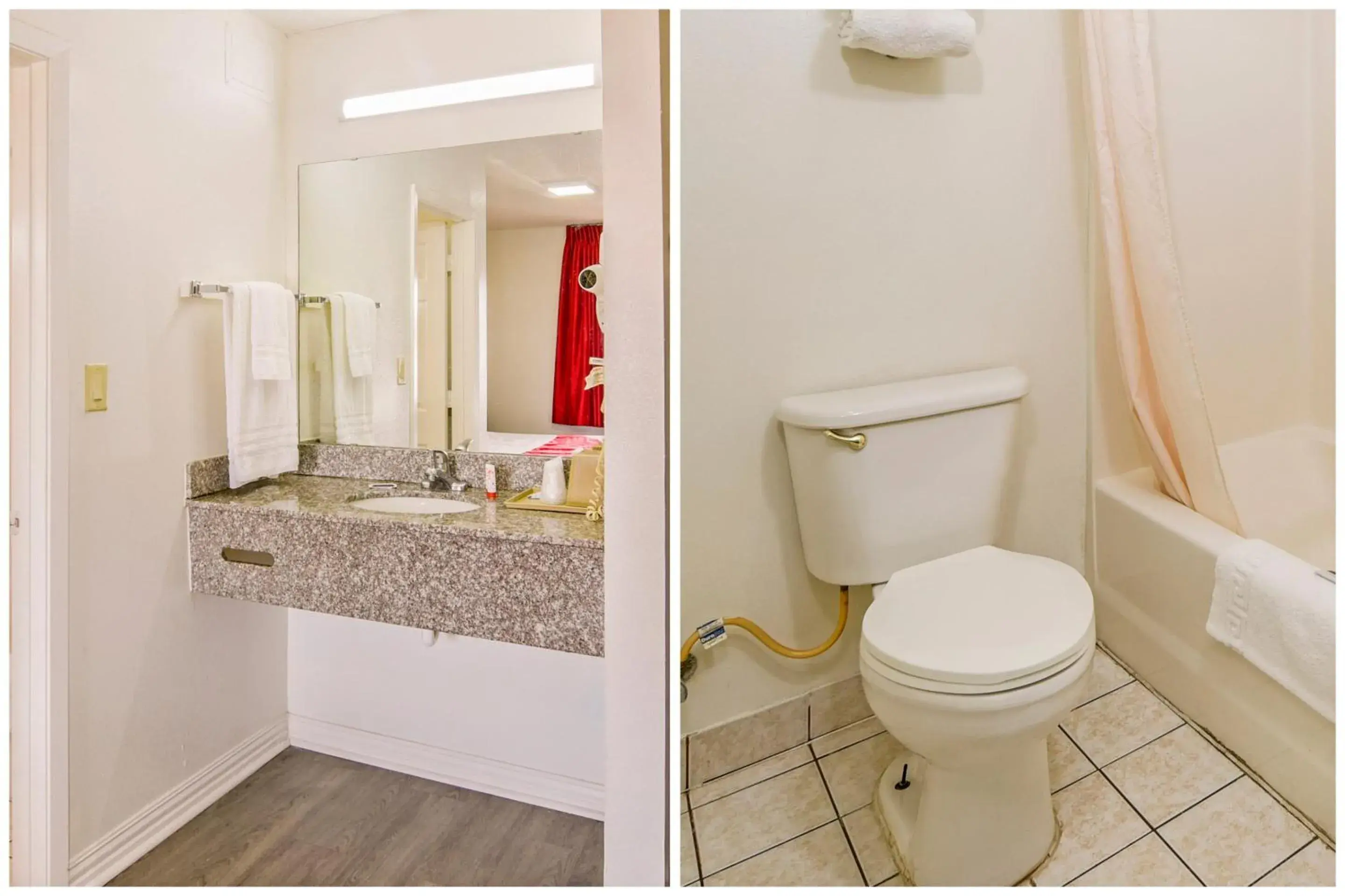 Bathroom in OYO Hotel Killeen Bathroom in OYO Hotel Killeen