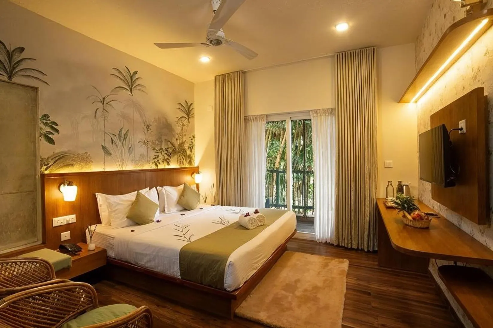 View (from property/room), Bed in Bamboo Dale Resort & Spa Munnar by Stride