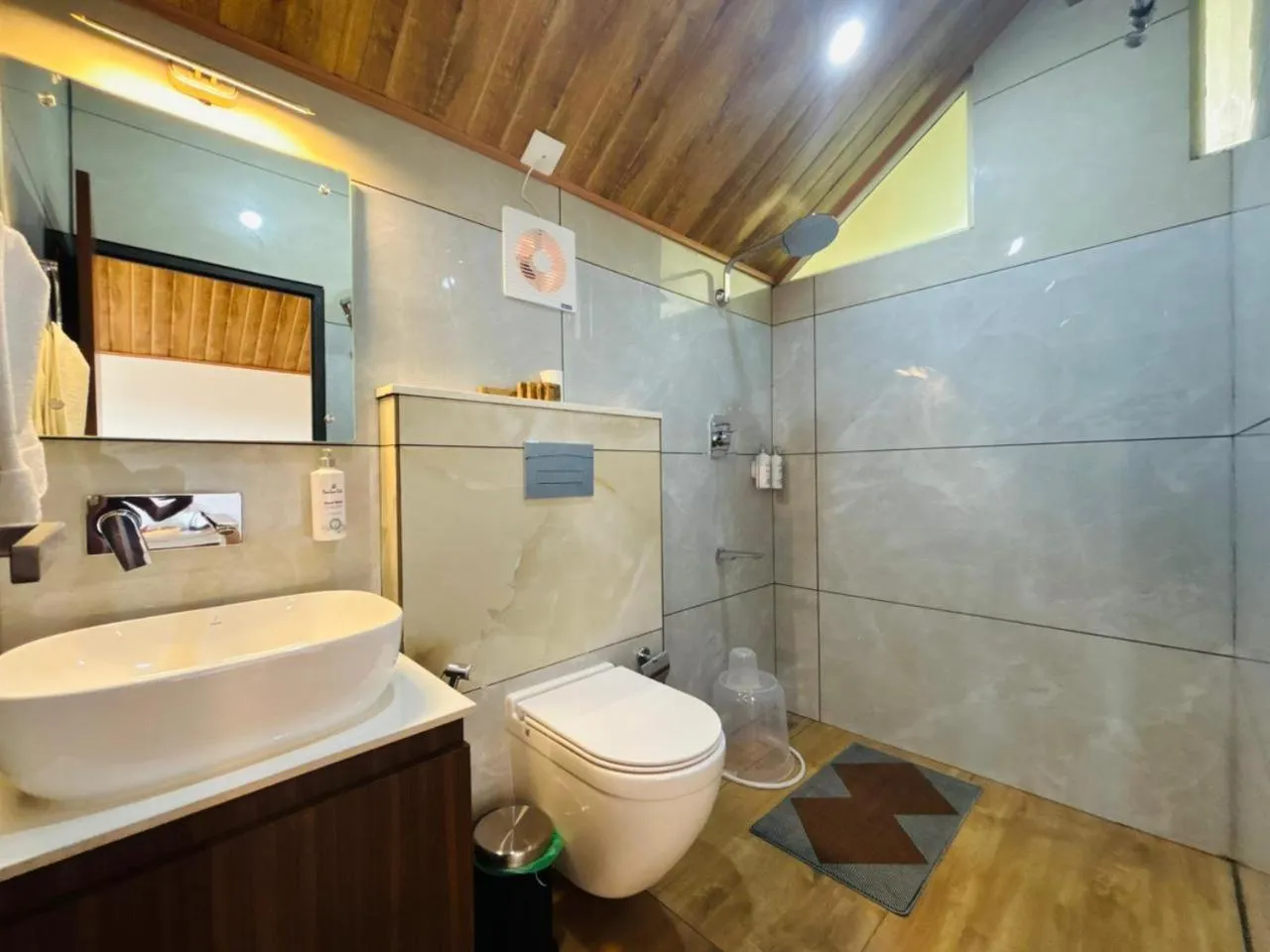 Bathroom in Bamboo Dale Resort & Spa Munnar by Stride