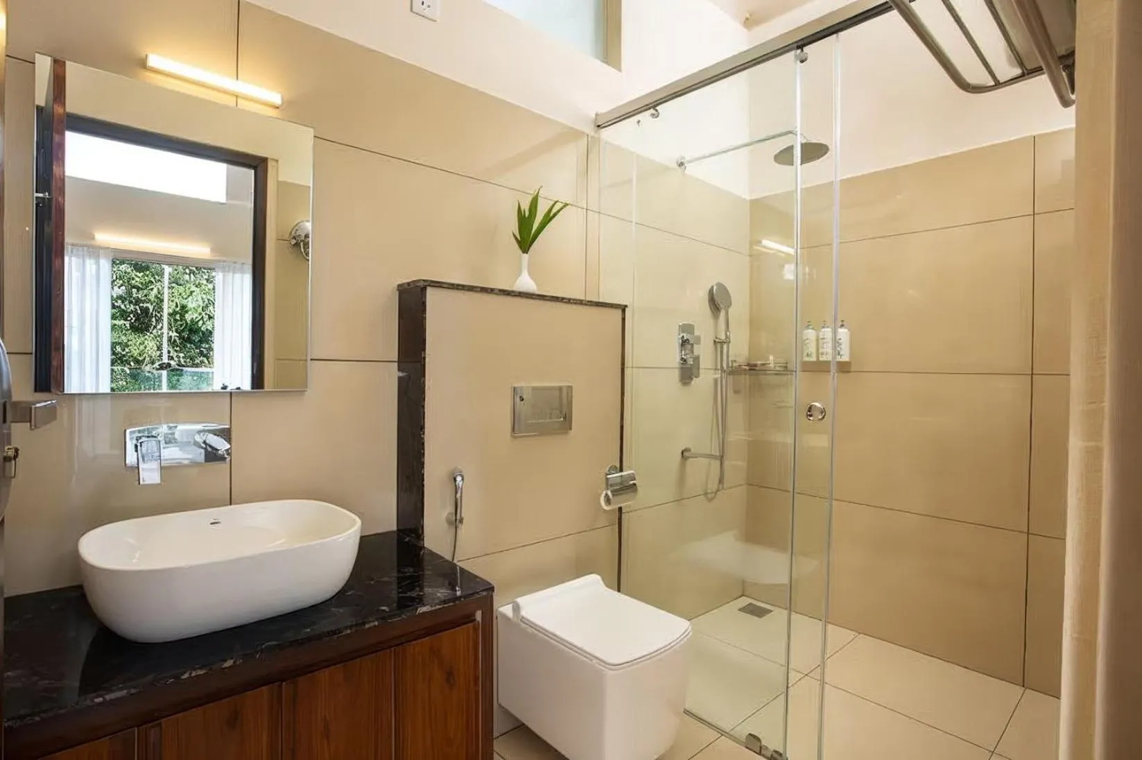 Bathroom in Bamboo Dale Resort & Spa Munnar by Stride