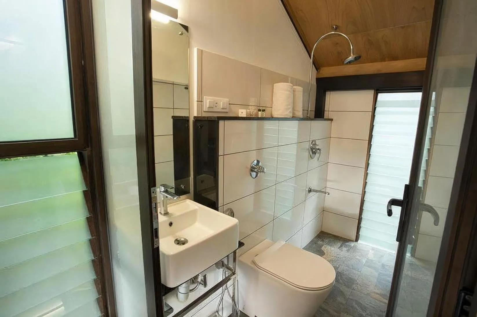 Bathroom in Bamboo Dale Resort & Spa Munnar by Stride