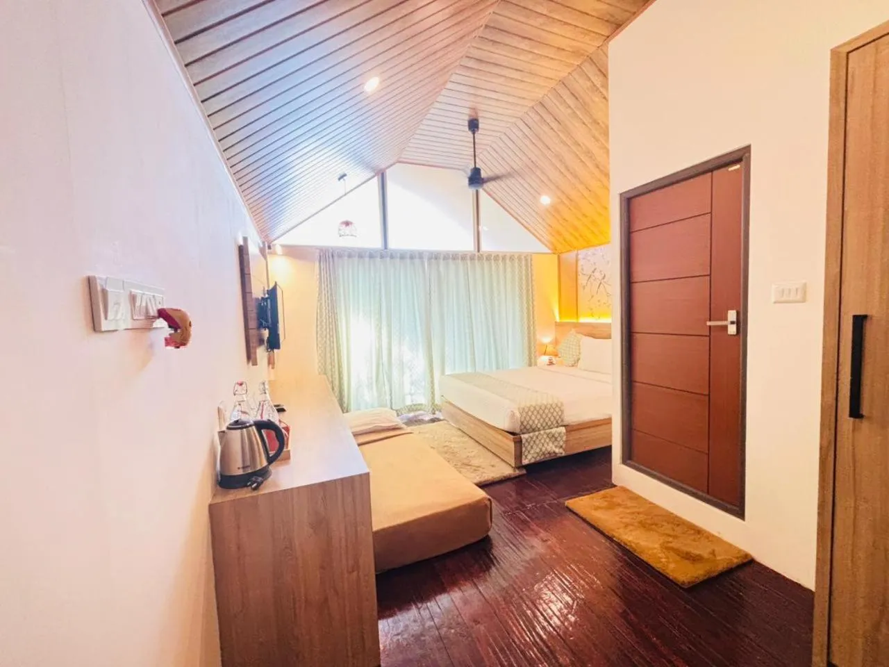 View (from property/room), Bed in Bamboo Dale Resort & Spa Munnar by Stride