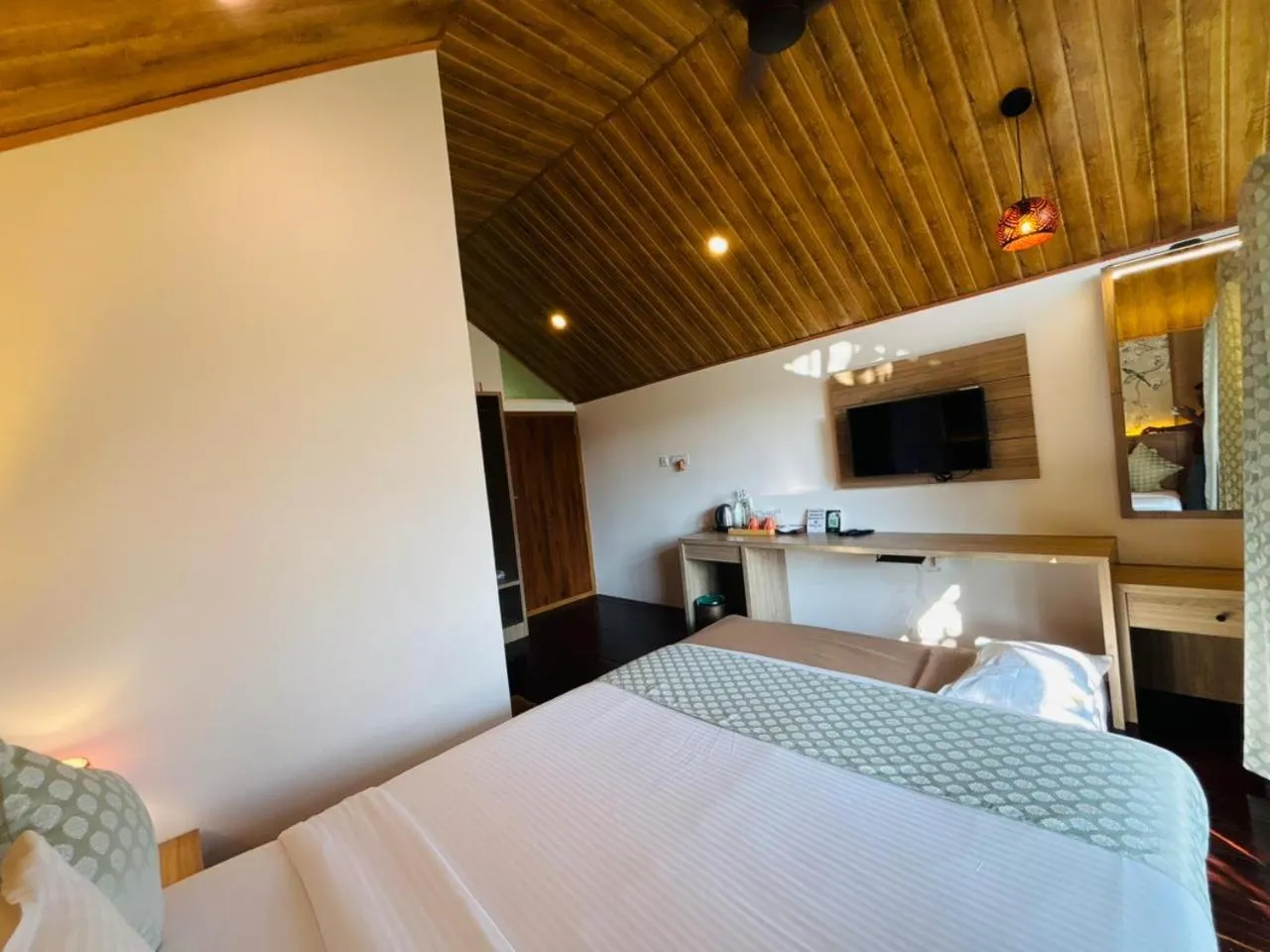 View (from property/room), Bed in Bamboo Dale Resort & Spa Munnar by Stride