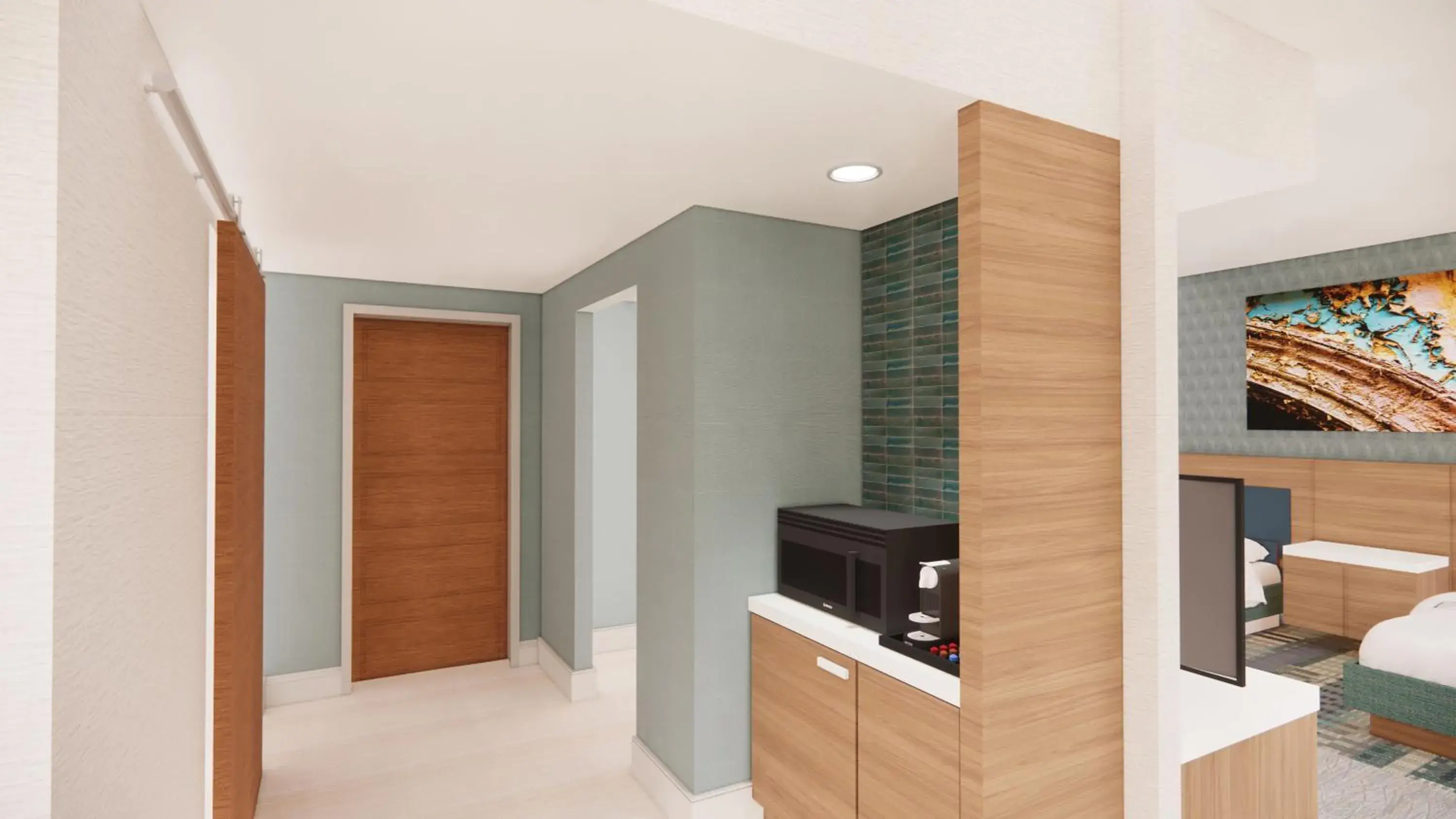 Queen Room with Two Queen Beds - Arcade View in Hilton Garden Inn Dayton Downtown Queen Room with Two Queen Beds - Arcade View in Hilton Garden Inn Dayton Downtown