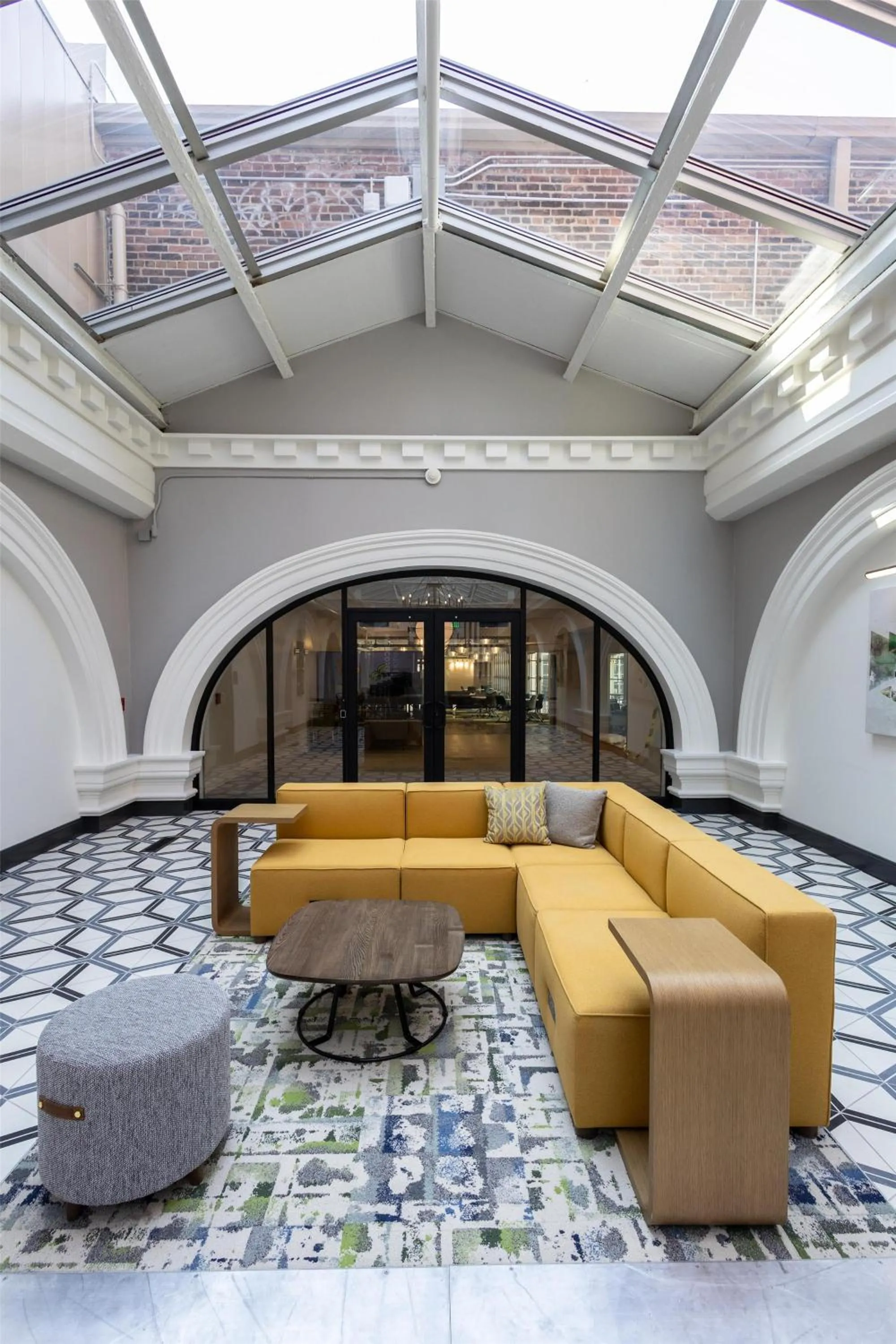 Lobby or reception in Hilton Garden Inn Dayton Downtown