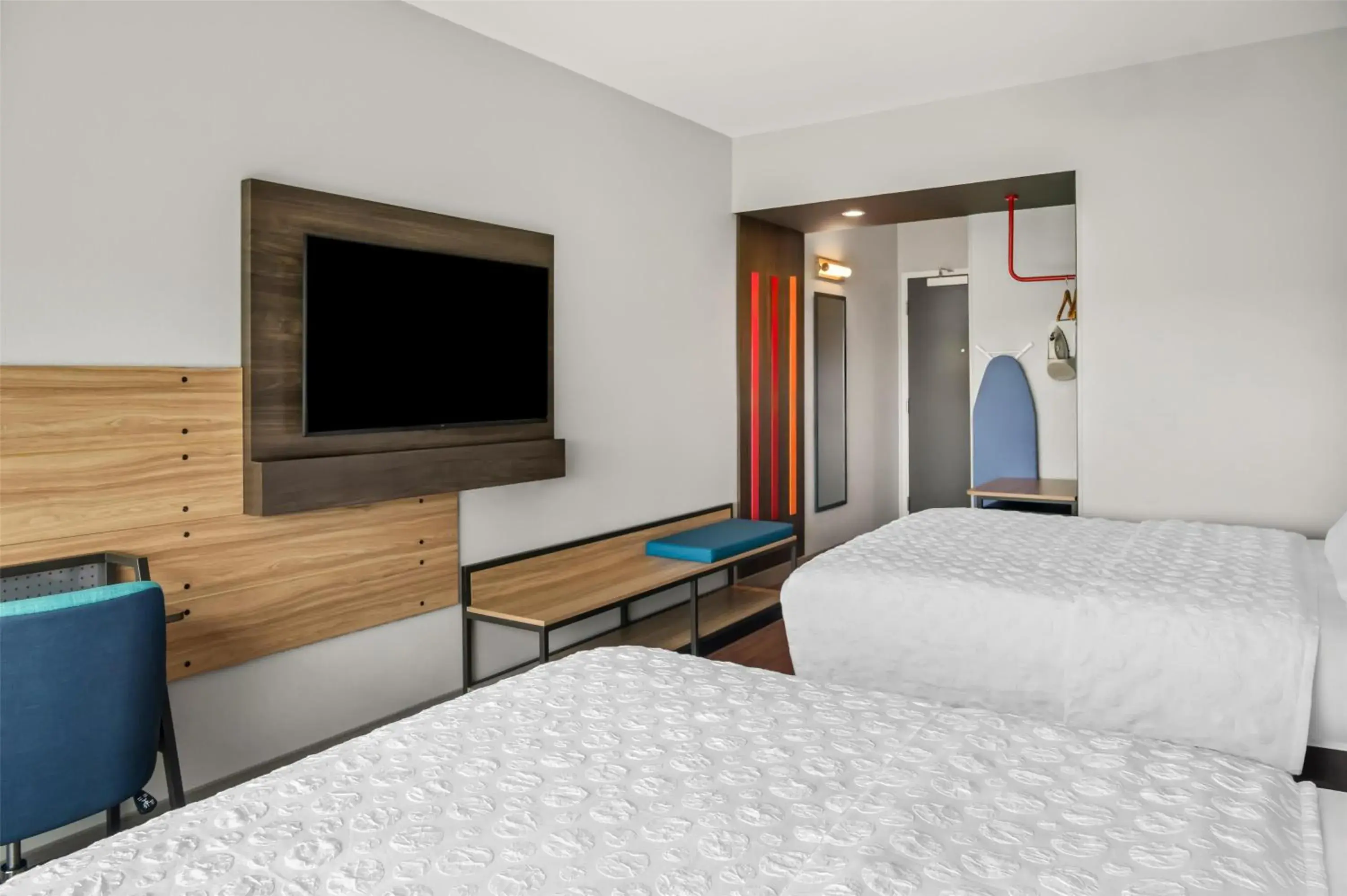 Queen Room with Two Queen Beds and Walk-In Shower in Tru By Hilton Holland, Mi Queen Room with Two Queen Beds and Walk-In Shower in Tru By Hilton Holland, Mi