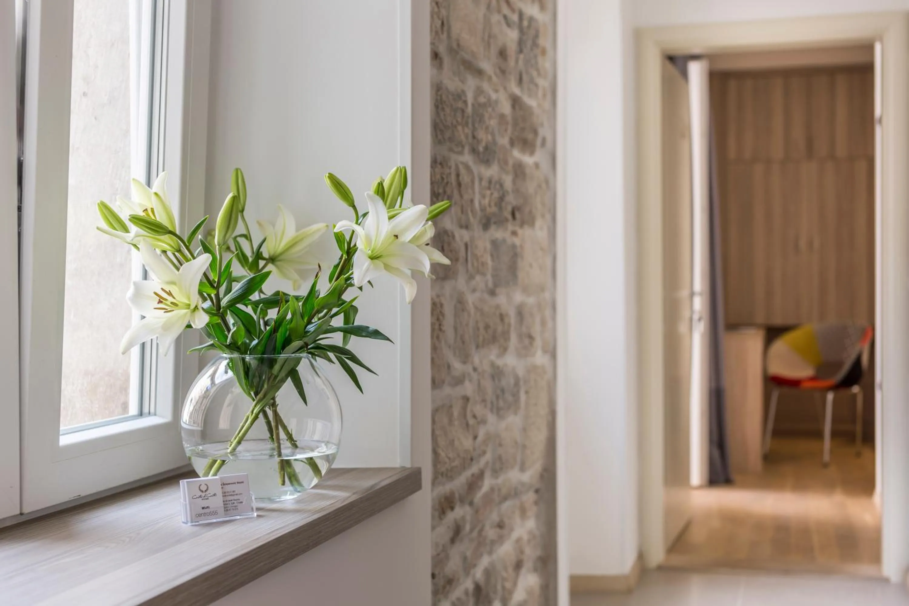 Decorative detail in Centro di Centri Rooms