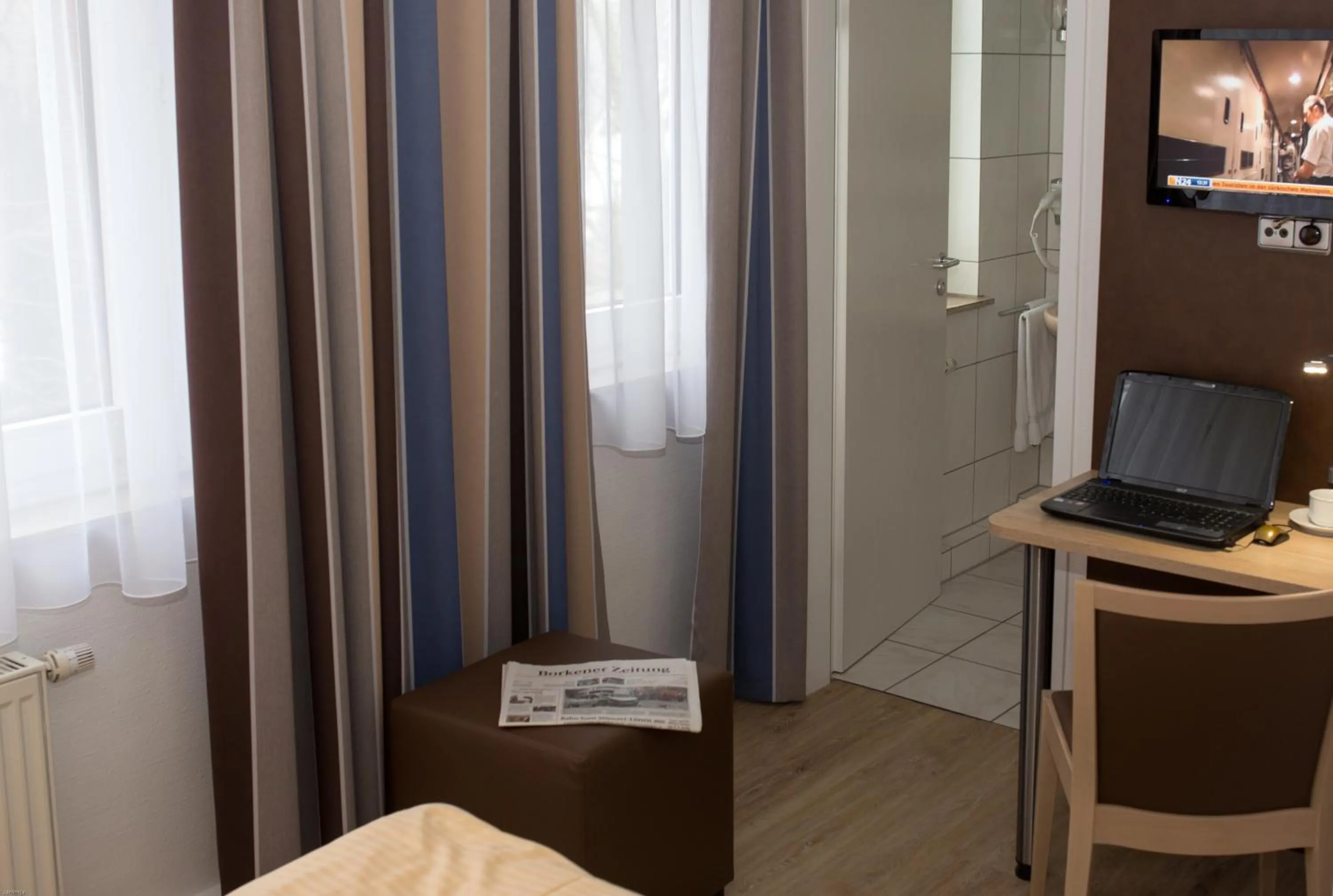 Bed in Hotel Restaurant Lütkebohmert