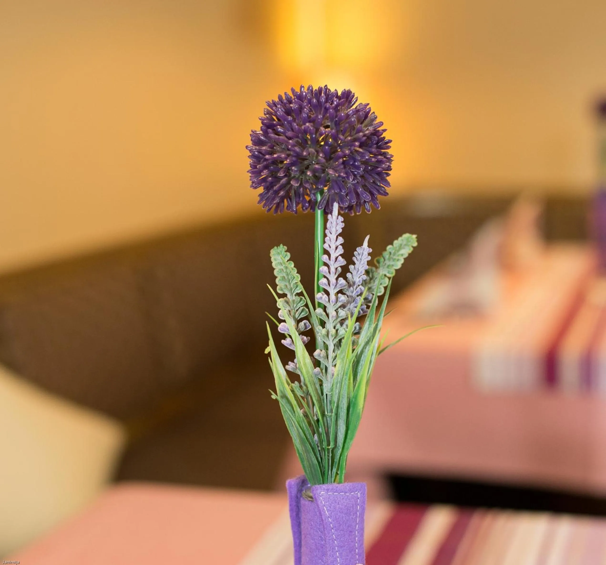 Decorative detail, Bed in Hotel Restaurant Lütkebohmert