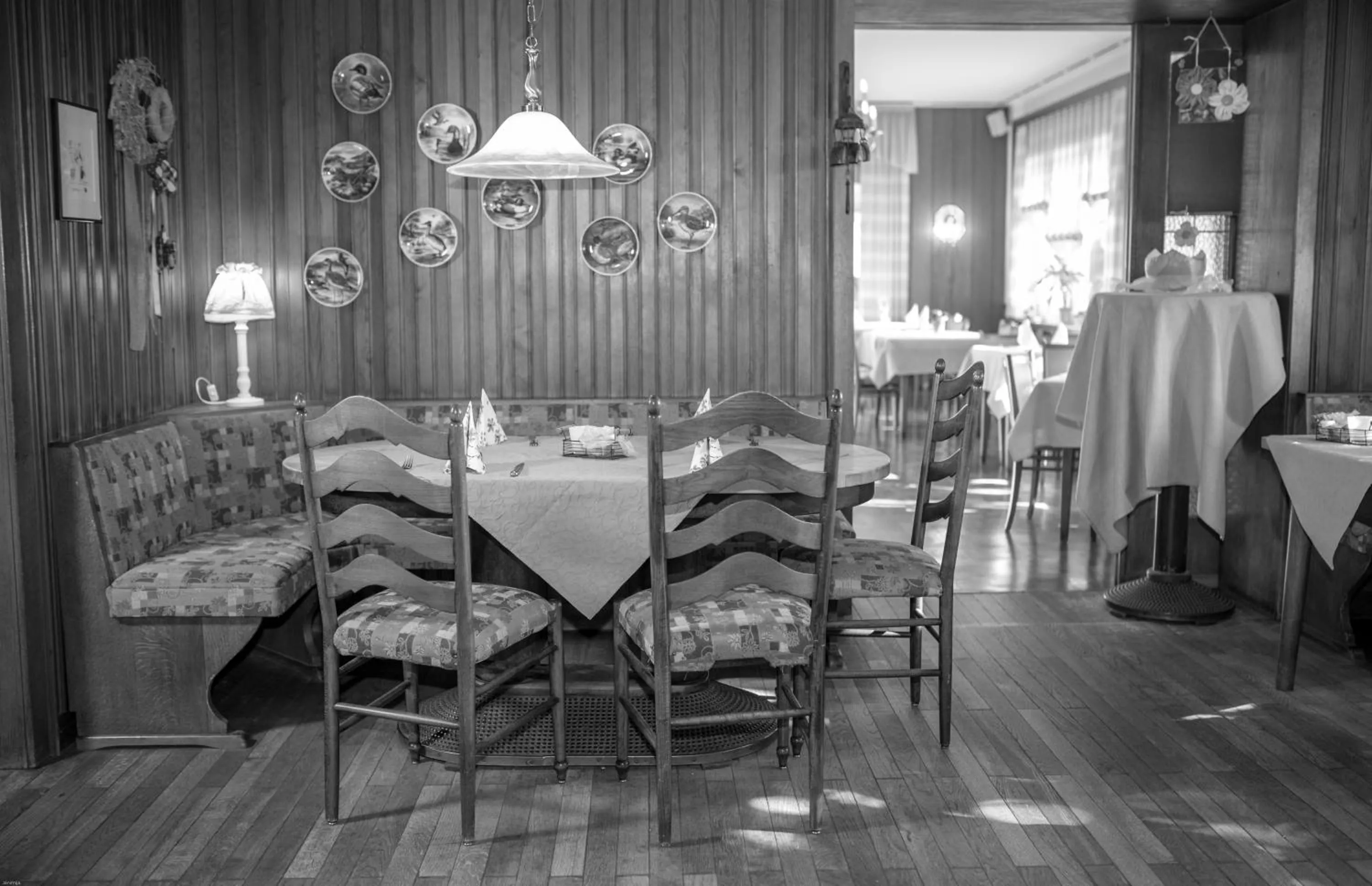 Decorative detail in Hotel Restaurant Lütkebohmert