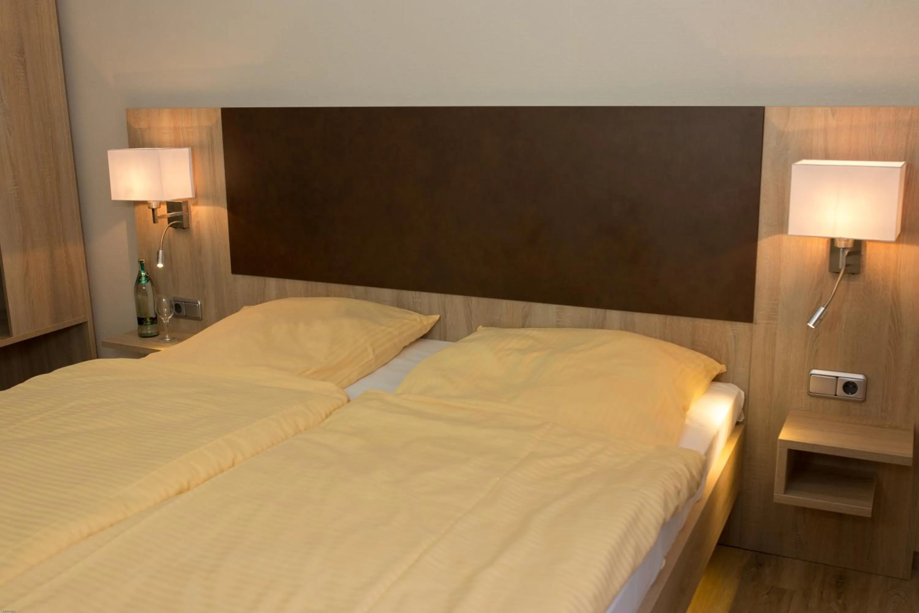 Bed in Hotel Restaurant Lütkebohmert