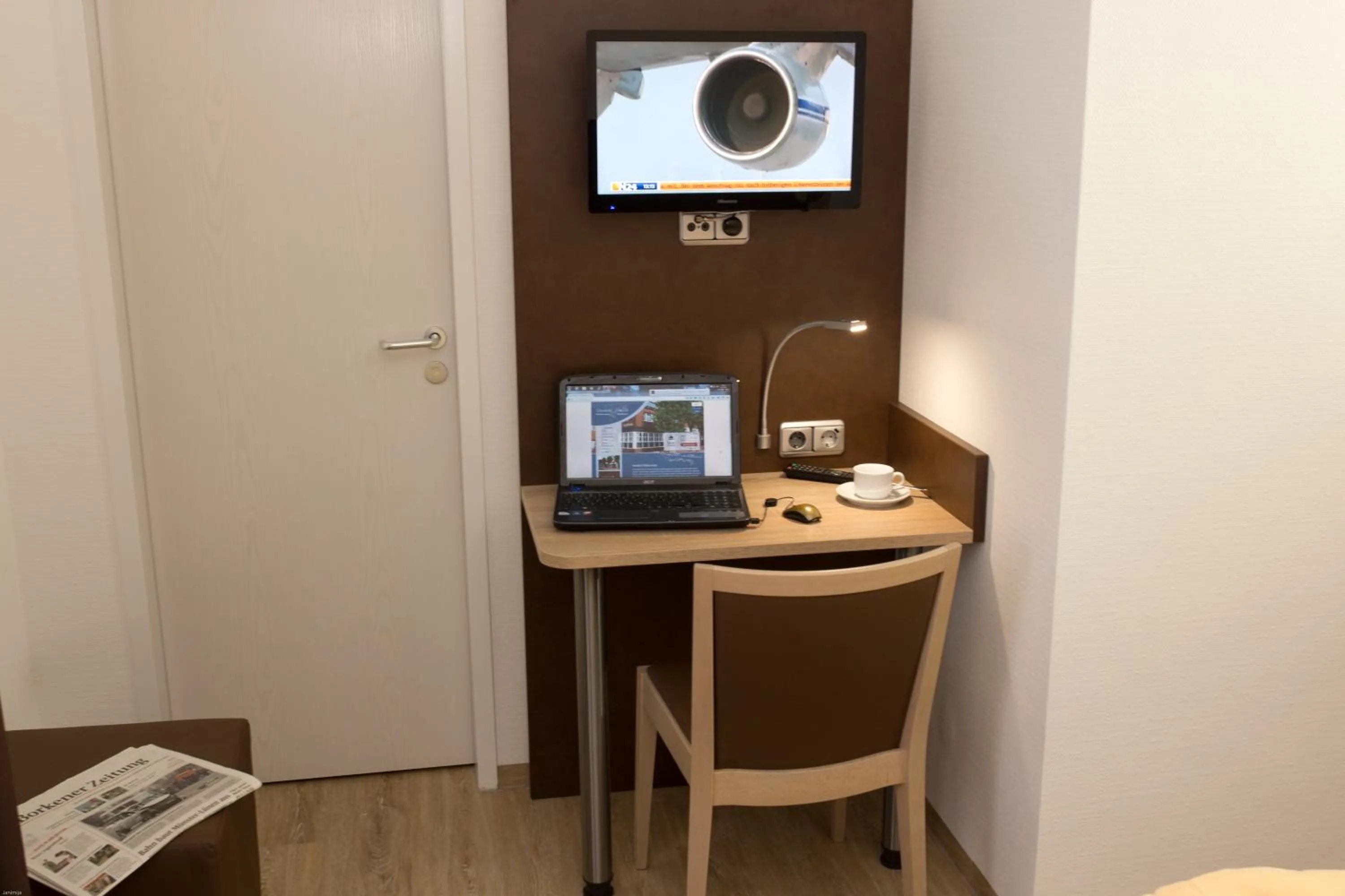 Bed in Hotel Restaurant Lütkebohmert