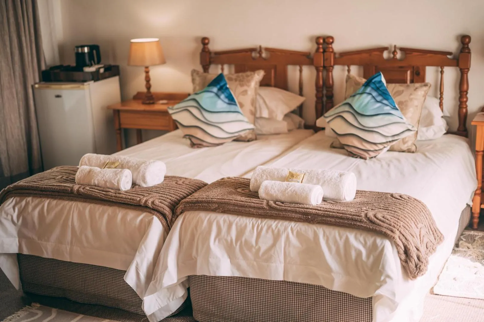 Bed in Wyndford Holiday Farm