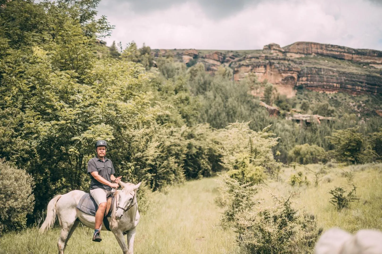 Horse-riding in Wyndford Holiday Farm