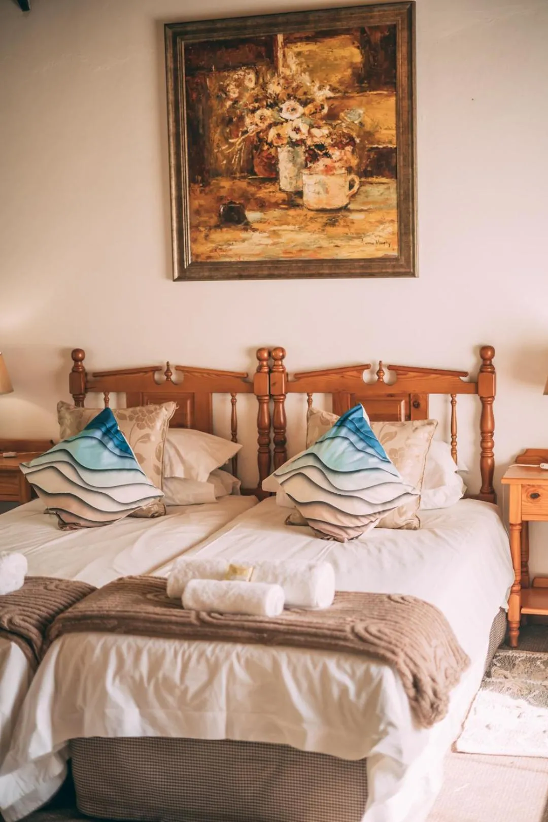 Bed in Wyndford Holiday Farm