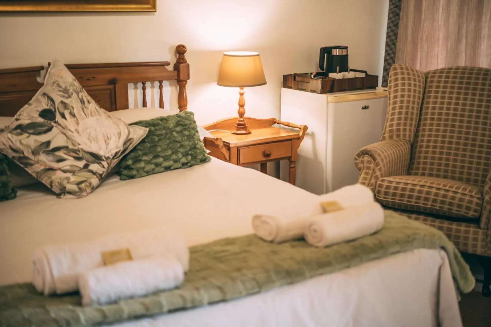 Bed in Wyndford Holiday Farm