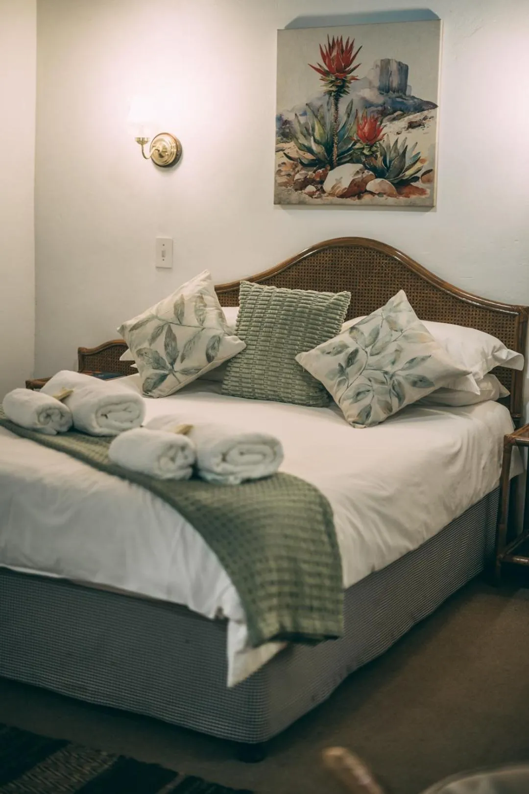 Bed in Wyndford Holiday Farm