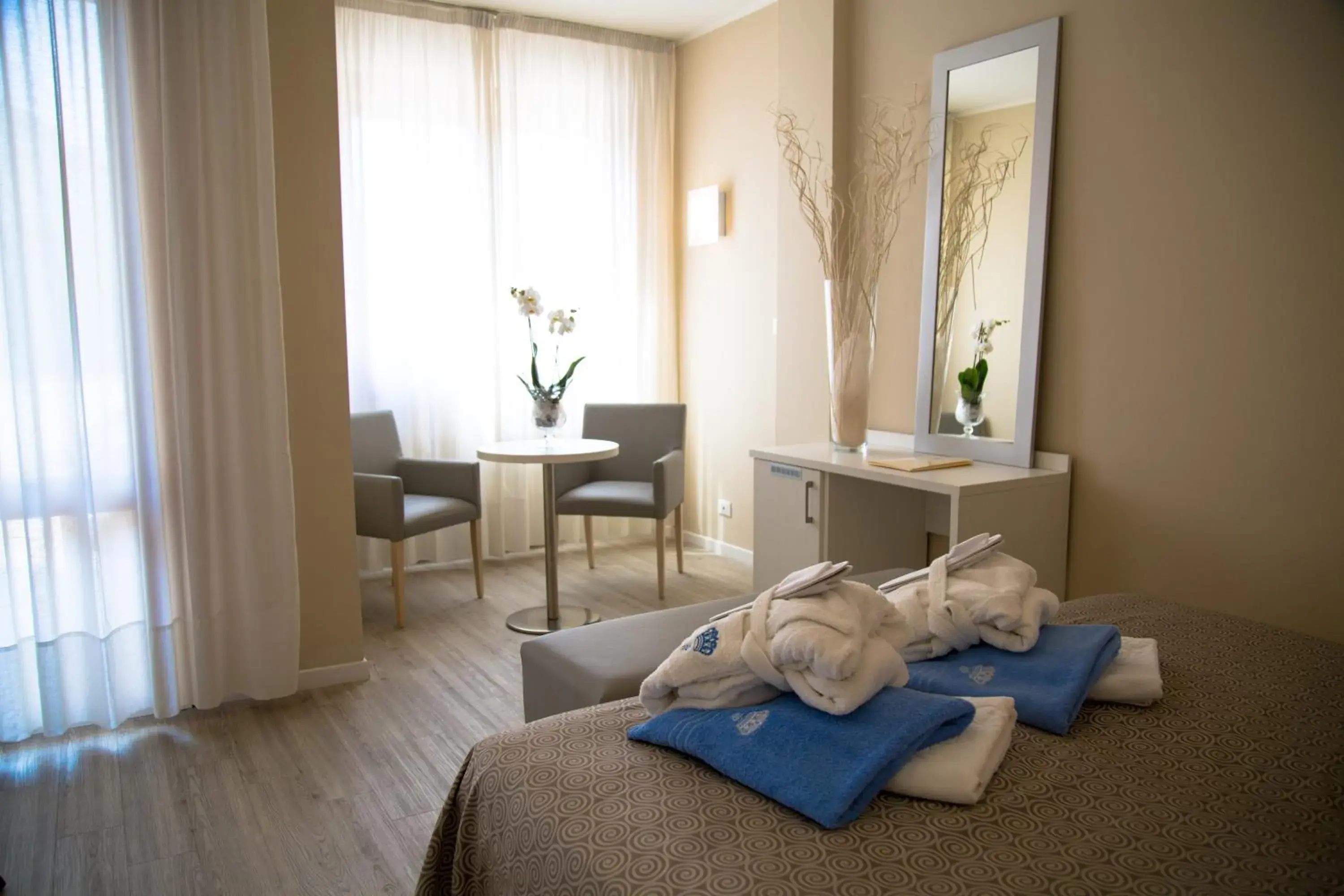 Bedroom, Bed in Hotel Terme Principe Bedroom, Bed in Hotel Terme Principe