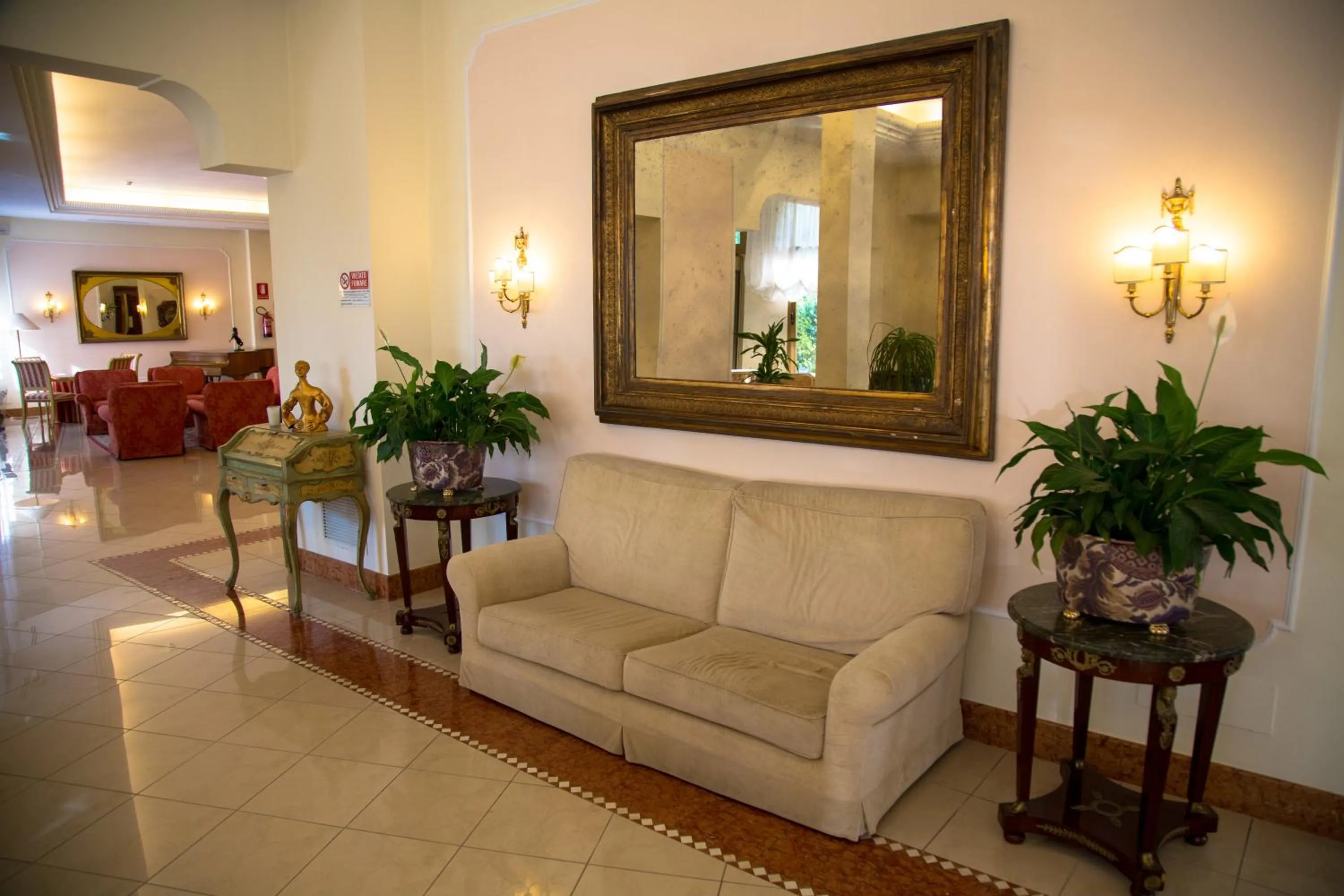 Lobby or reception in Hotel Terme Principe