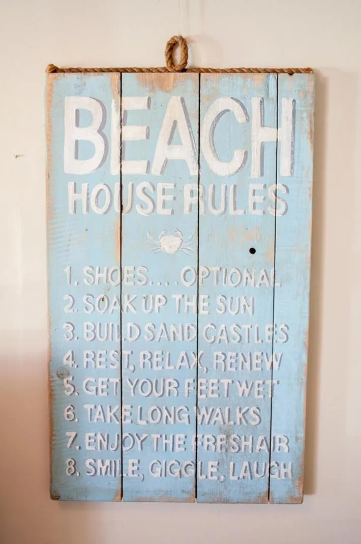 Decorative detail in Barefoot Lodge, Mossel Bay