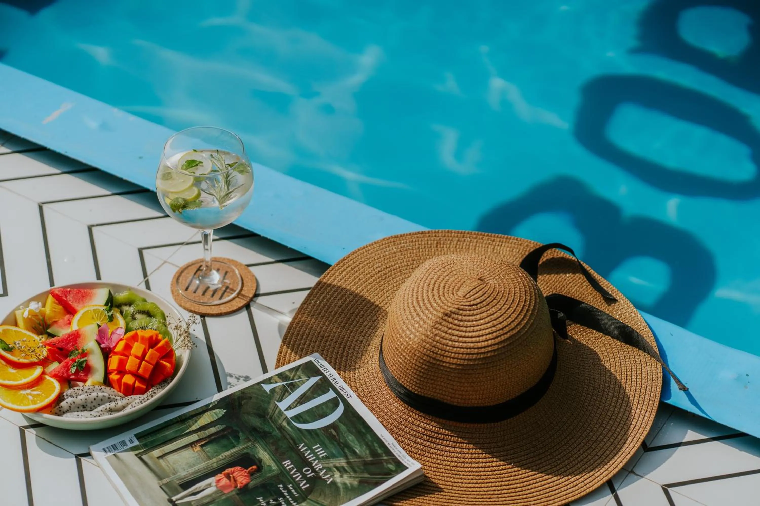 Swimming pool in Minimalist Panjim