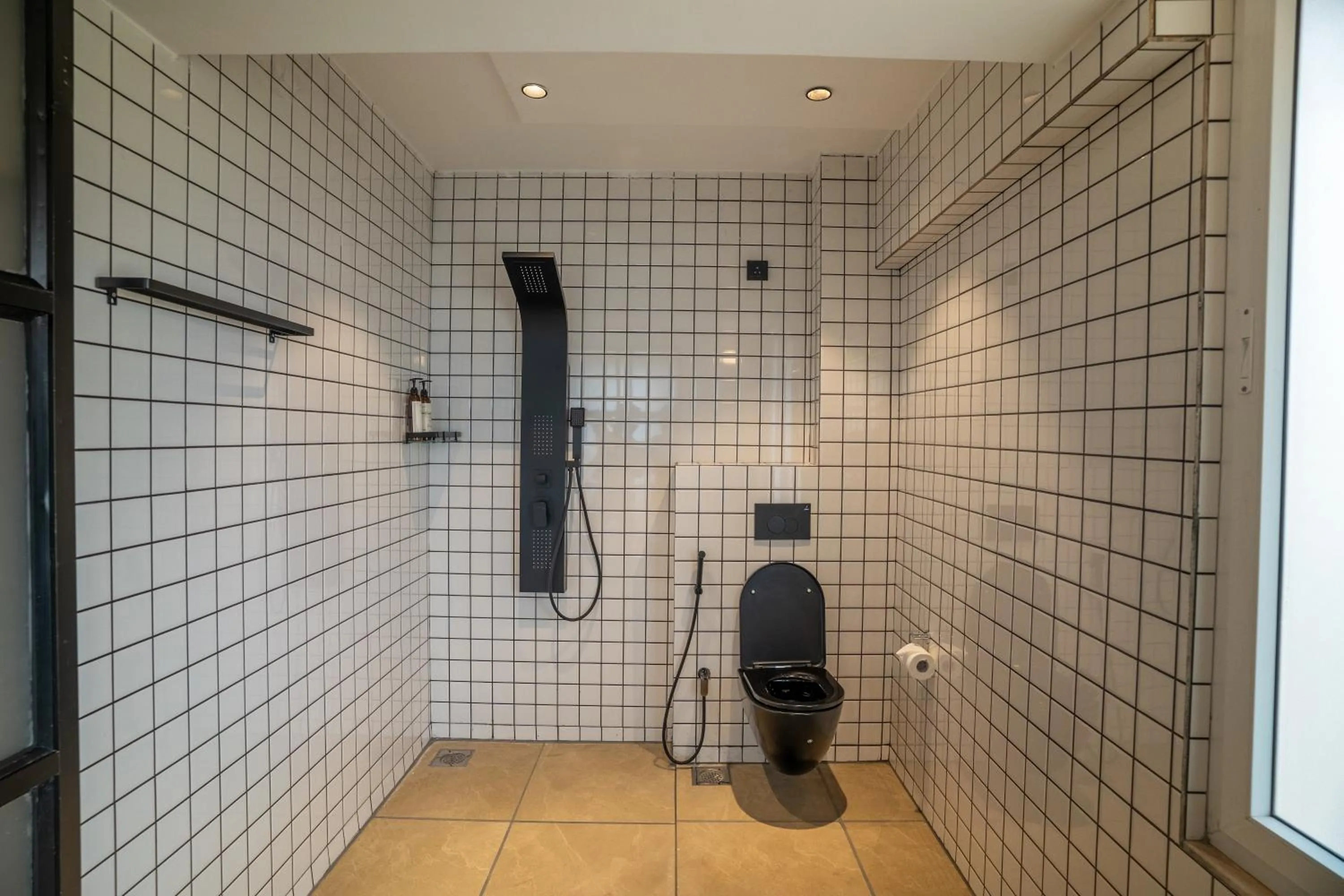 Shower in Minimalist Panjim