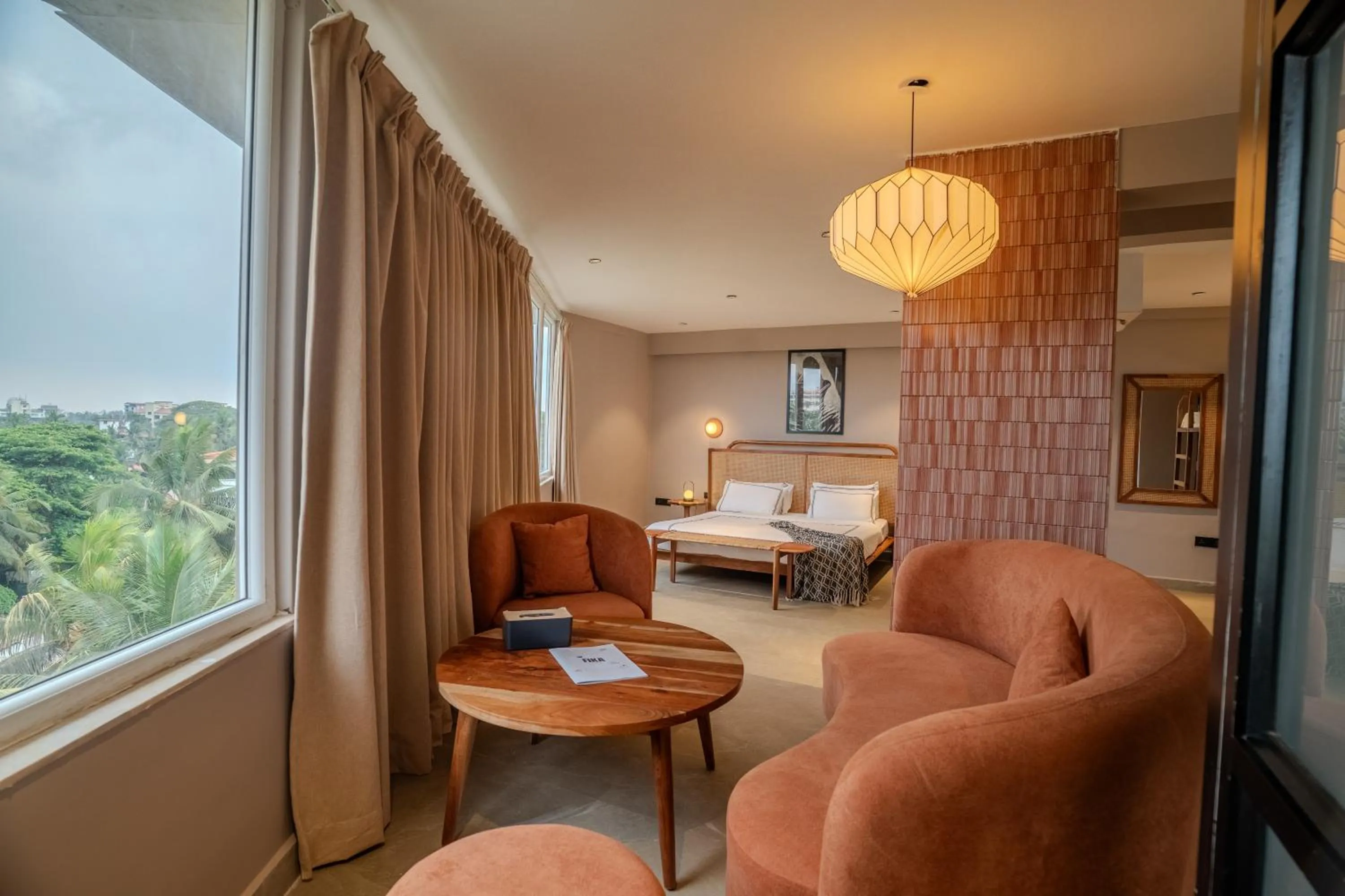 Seating area in Minimalist Panjim