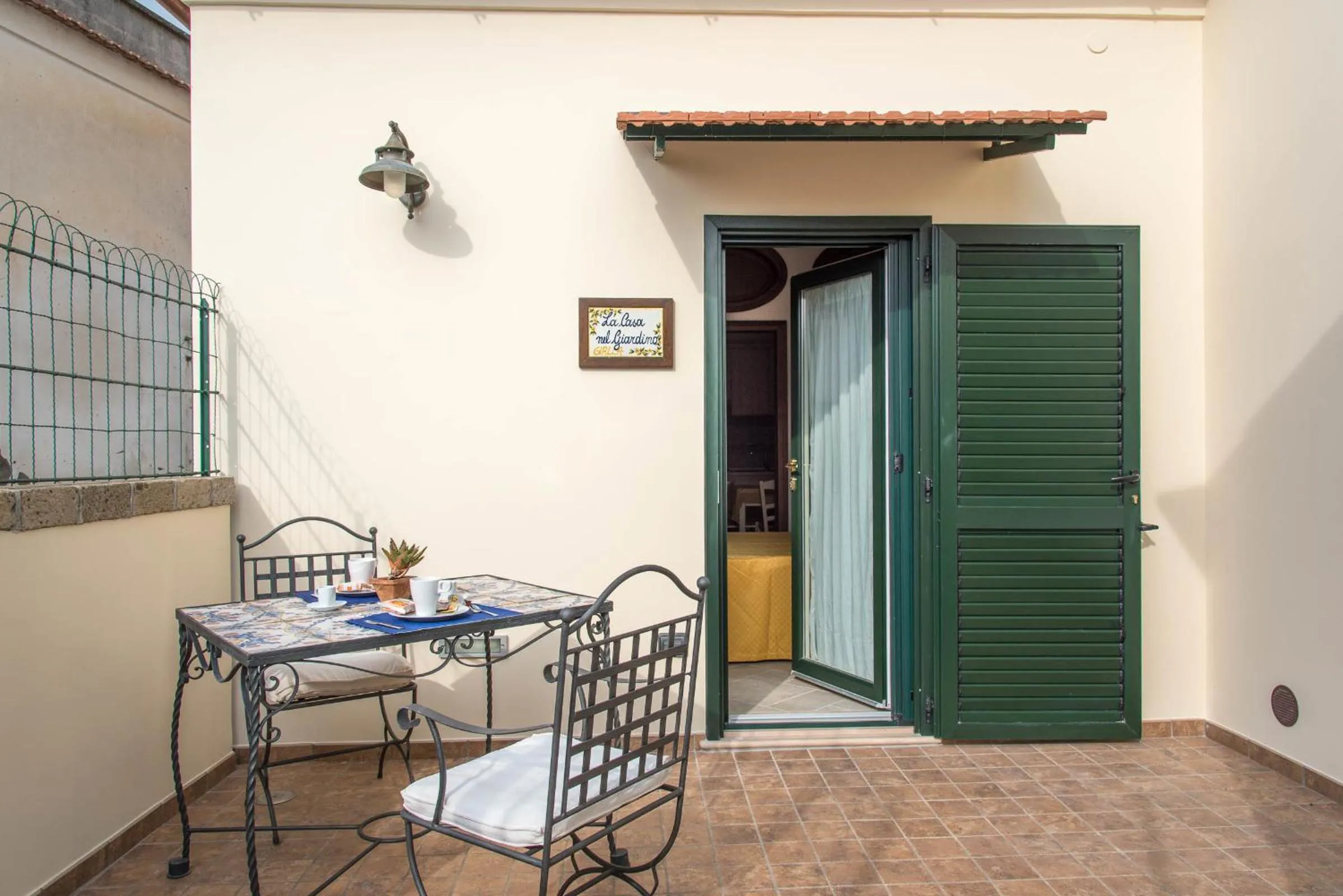 Balcony/Terrace in B&B La Casa Nel Giardino