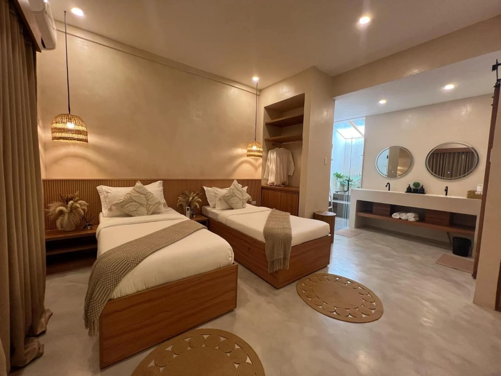 Bed in Lio Villas Resort