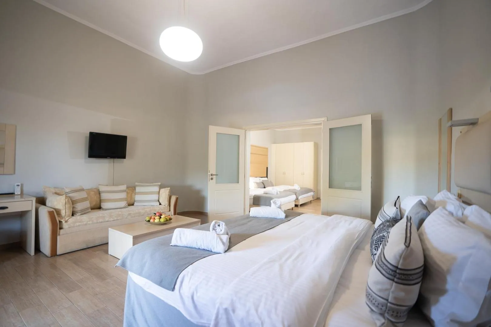 Seating area, Bed in Zoe Seaside Resort