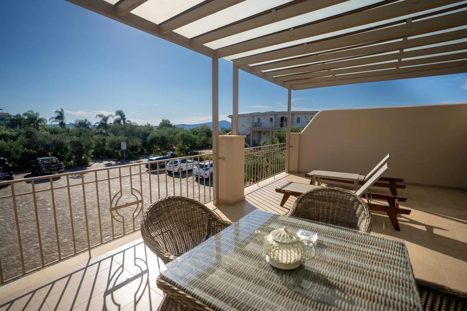 Patio in Zoe Seaside Resort