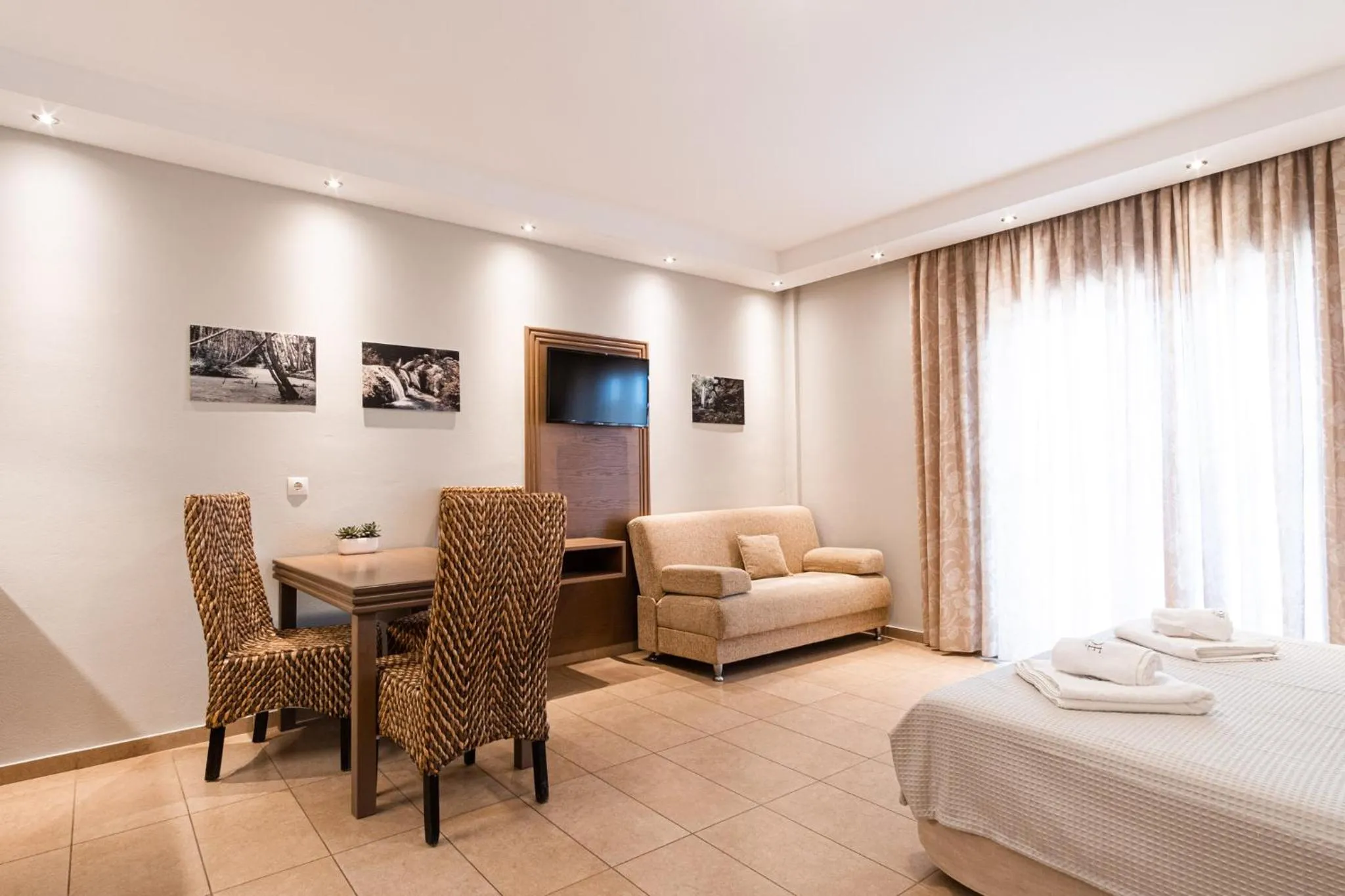 TV and multimedia, Bed in Zoe Seaside Resort