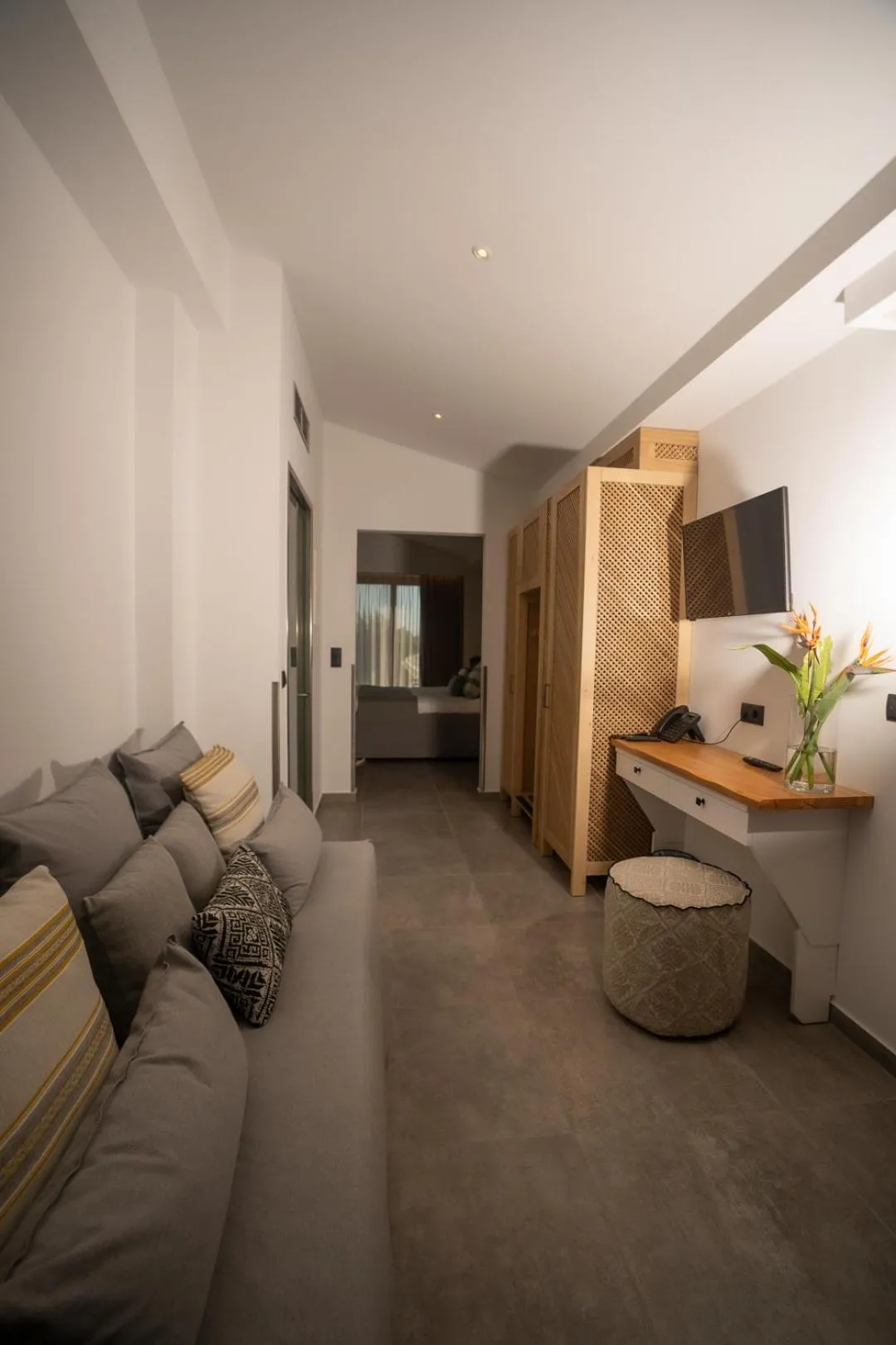 Living room in Zoe Seaside Resort