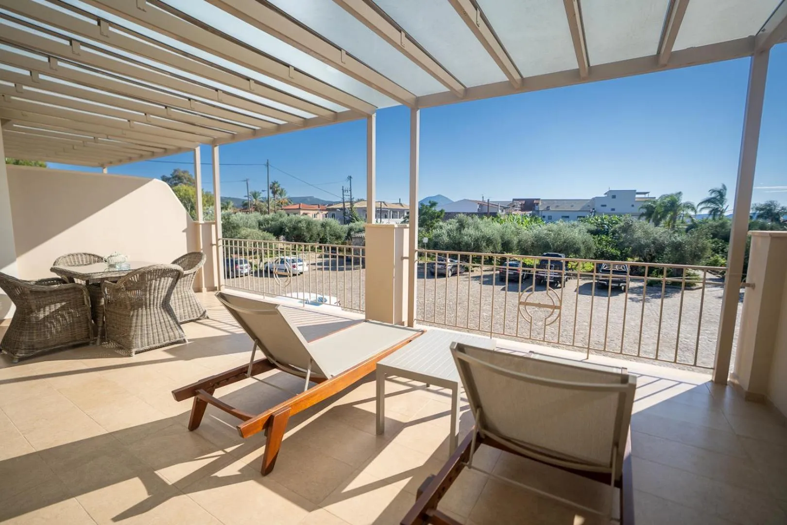 Patio in Zoe Seaside Resort