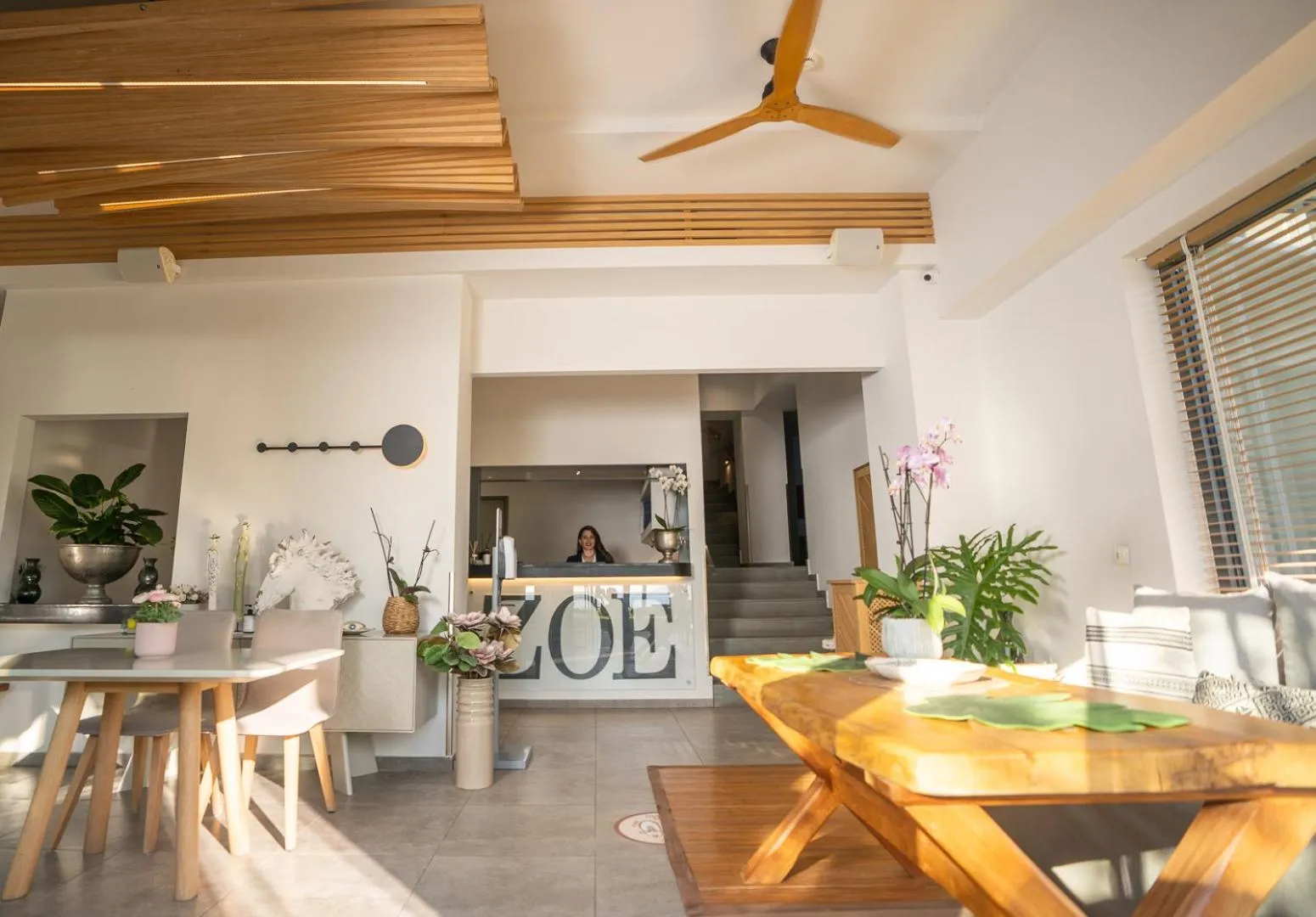 Living room in Zoe Seaside Resort