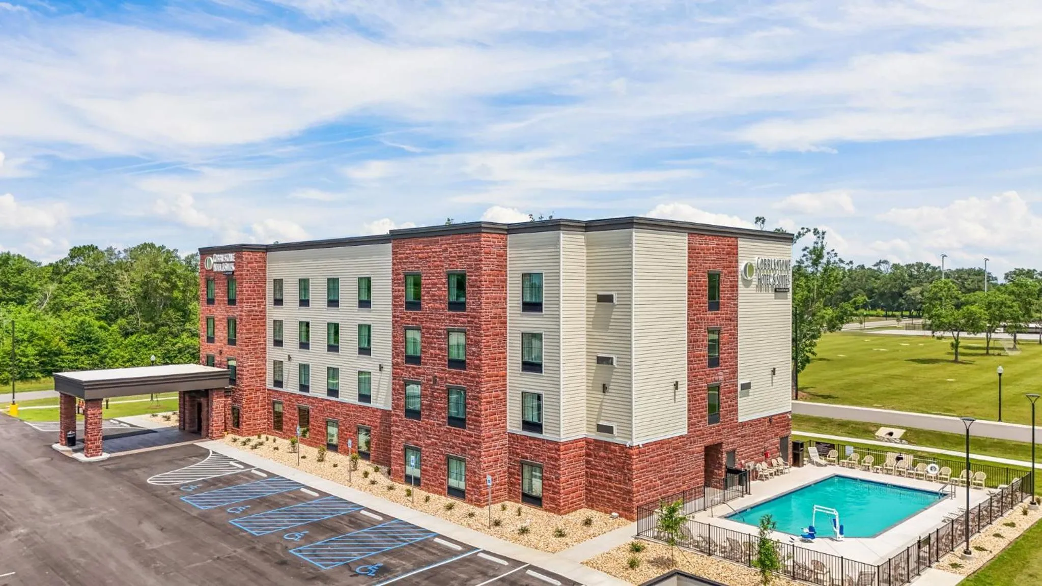 Property building in Cobblestone Hotel & Suites - Foley